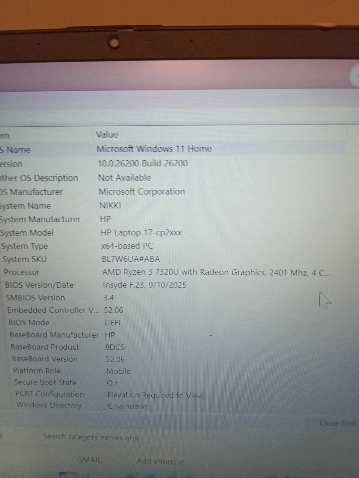 HP Laptop 17.3″FHD Backlit PC and ryzen 3 7320u 16GB RAM 512GB SSD Win 11 Pro