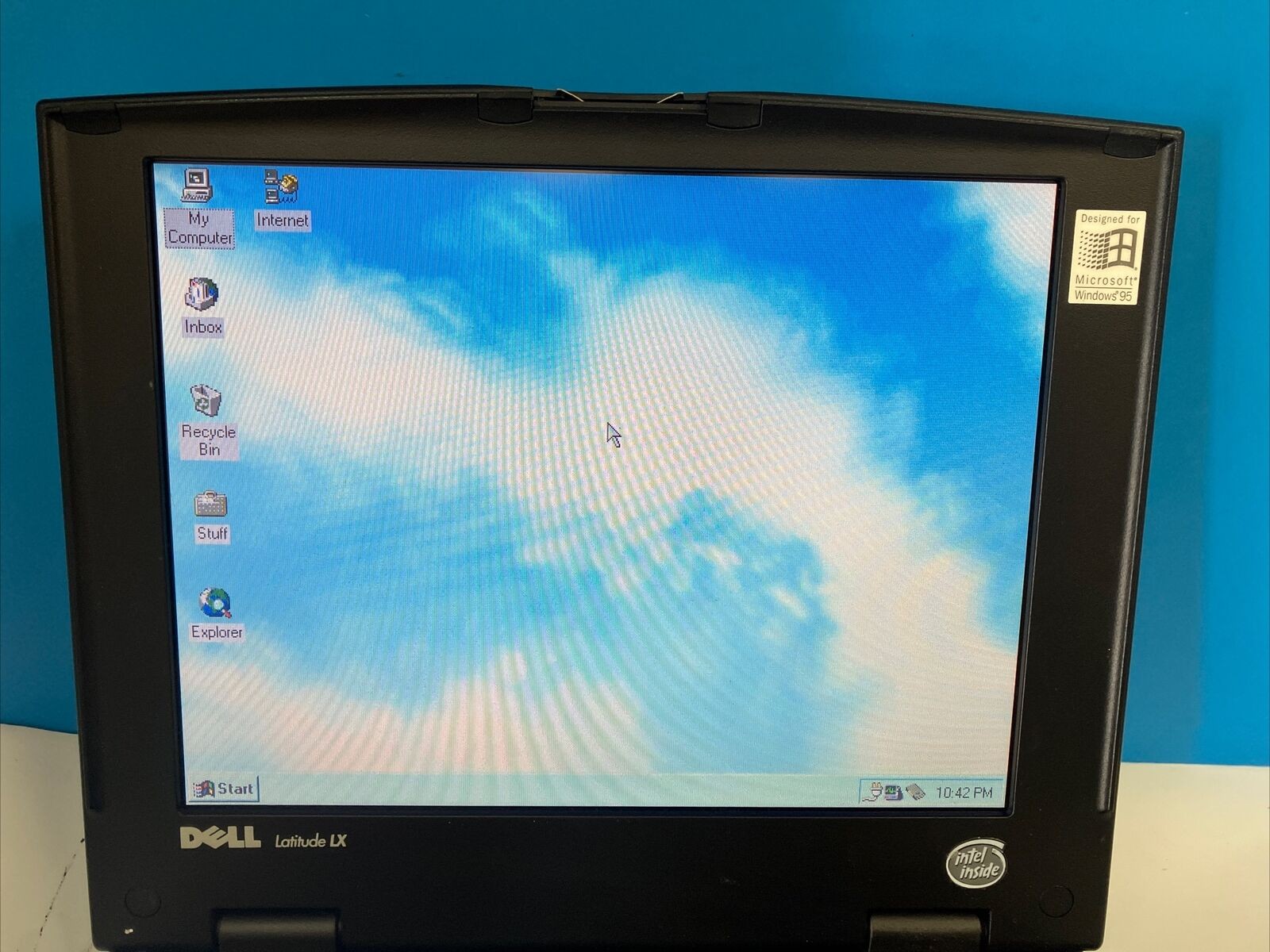 Dell Latitude LX 4100T 10.5″ Laptop 80486 CPU / 12MB RAM / Windows 95 (Read) ~