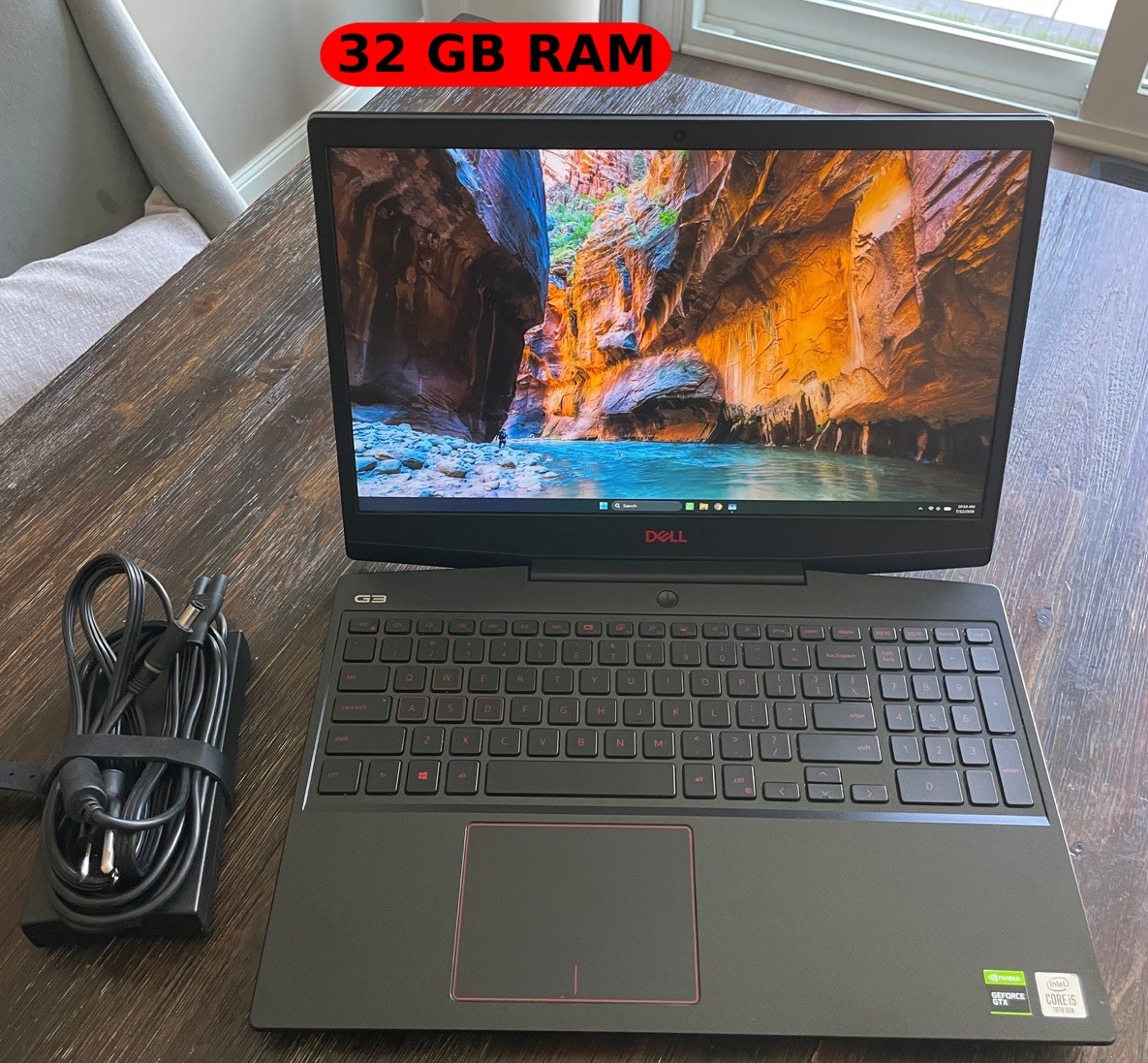 Dell G3 3500 Gaming Laptop i5-10300H GTX 1650 Ti 32 GB RAM 512 GB SSD