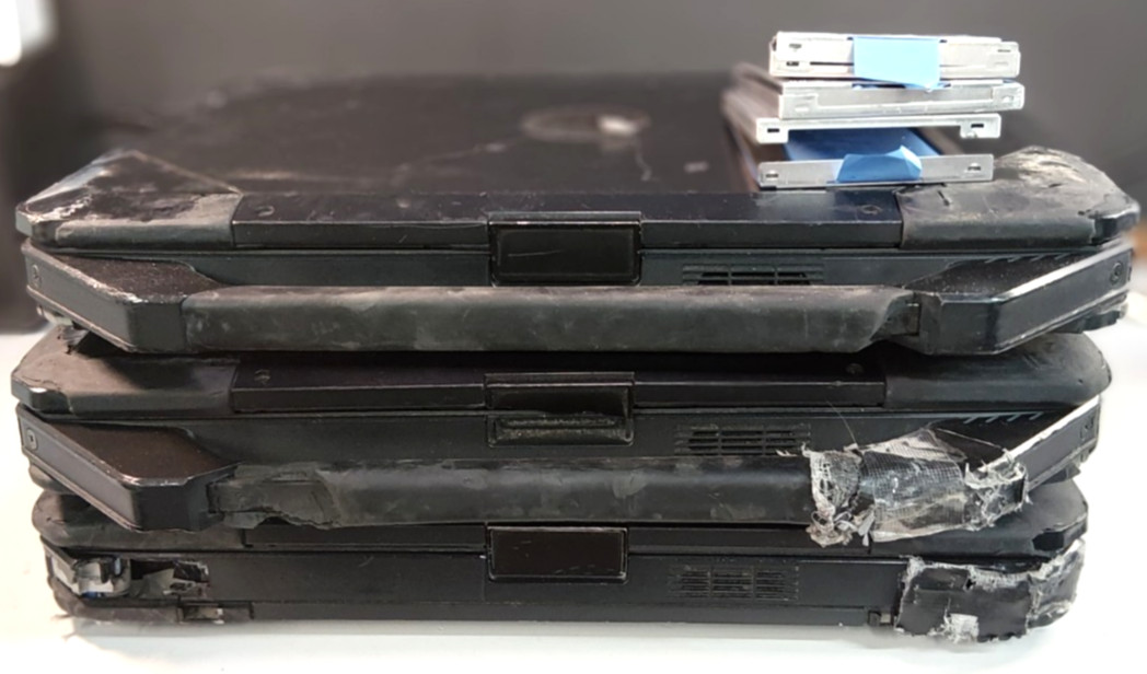 Lot of 3 – Dell Latitude Rugged 5404 5414 Laptop – 14″ Display – As-Is