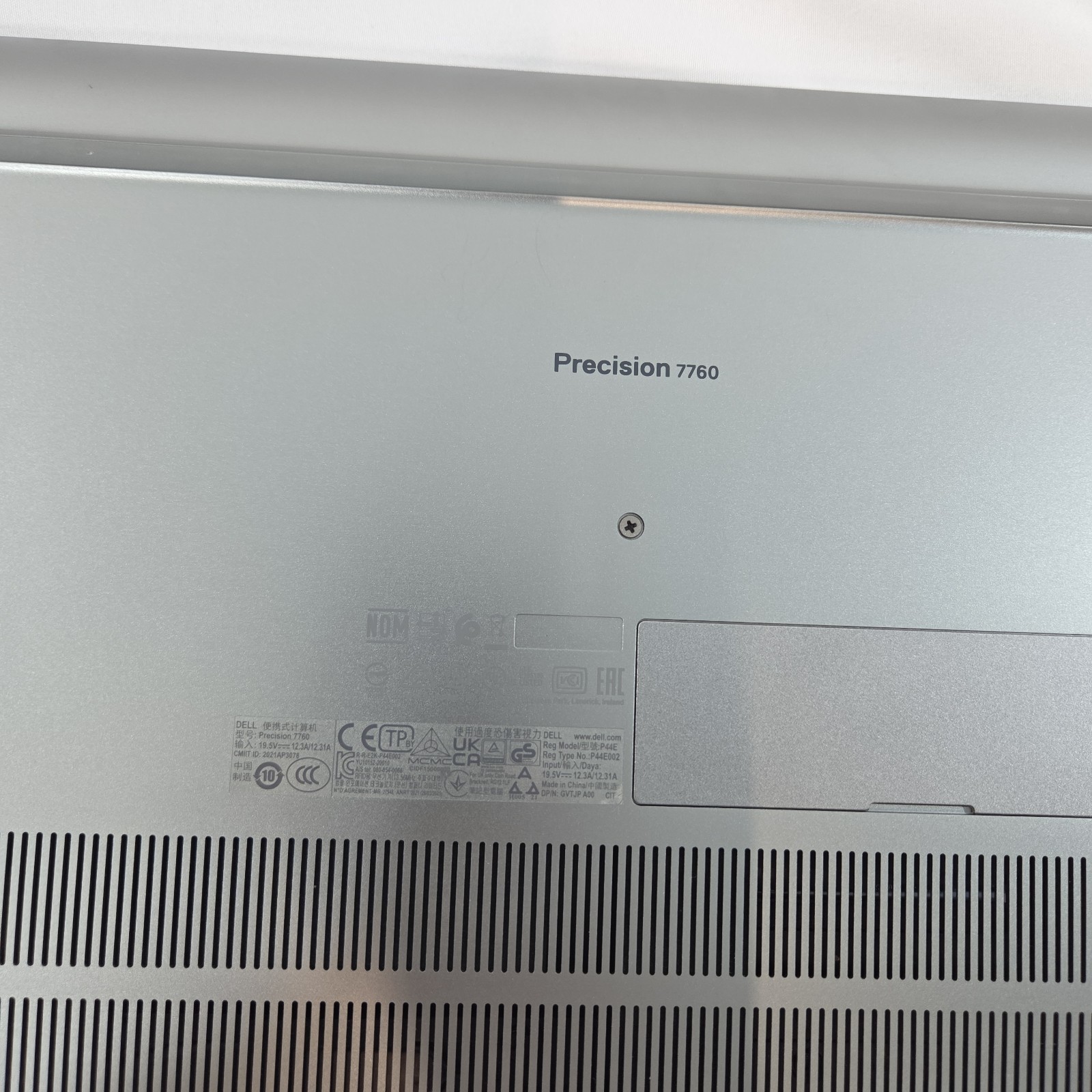 Dell Precision 7760 17.3″ i7-11800H RTX A3000 32GB 512GB Windows 10 Pro + Power