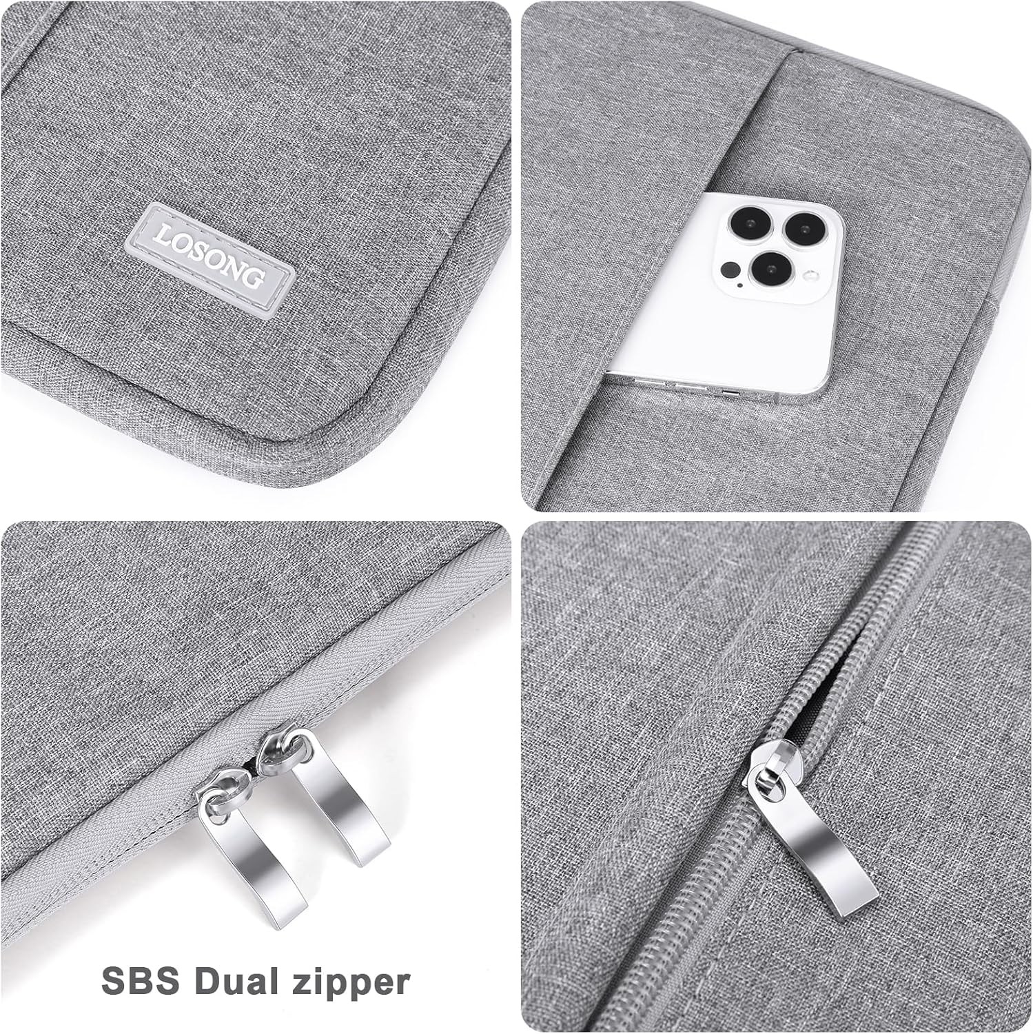 Portable Monitor Case 15.6 Inch, Protective Carrying Sleeve for 15.6 in Monitors