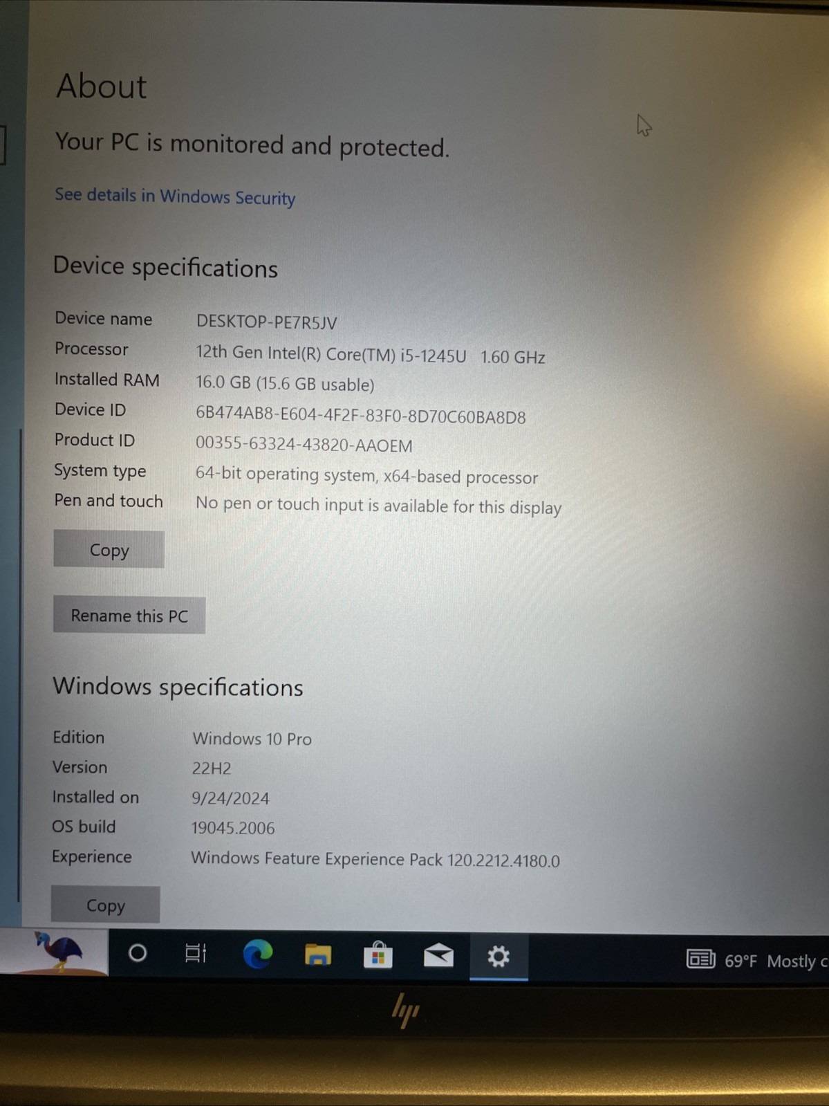 HP EliteBook 840 G9 i5 16GB