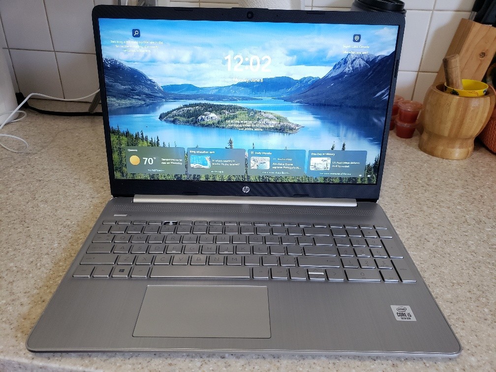 HP 15-DY1043DX INTEL CORE i5-1035G1 256GB SSD 8GB RAM WIN 11 TOUCH (missing key)