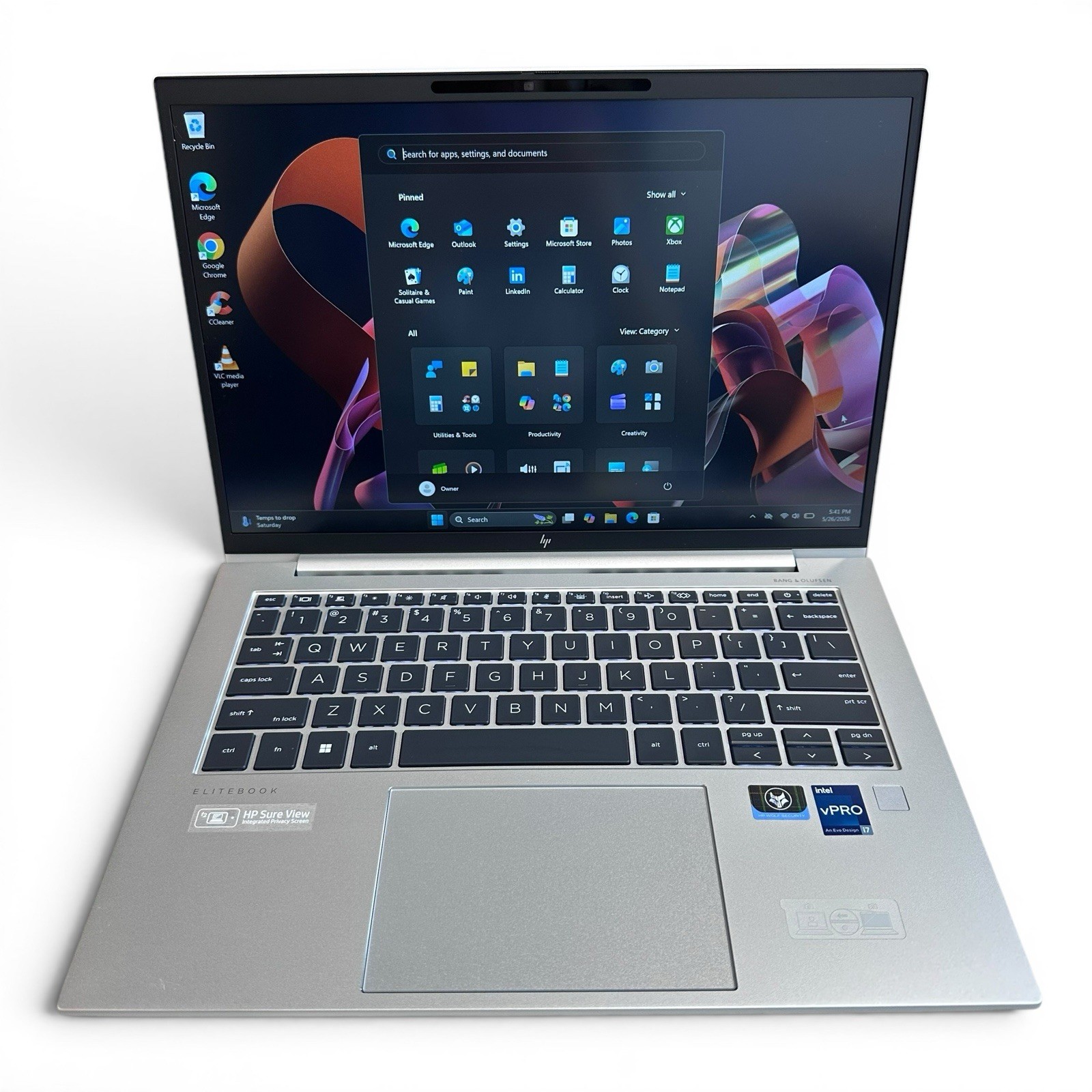 Hp Elitebook 840 G9 i7-1265U 1.8GHz, 8GB RAM, 256GB NVMe, Win-11 Pro..