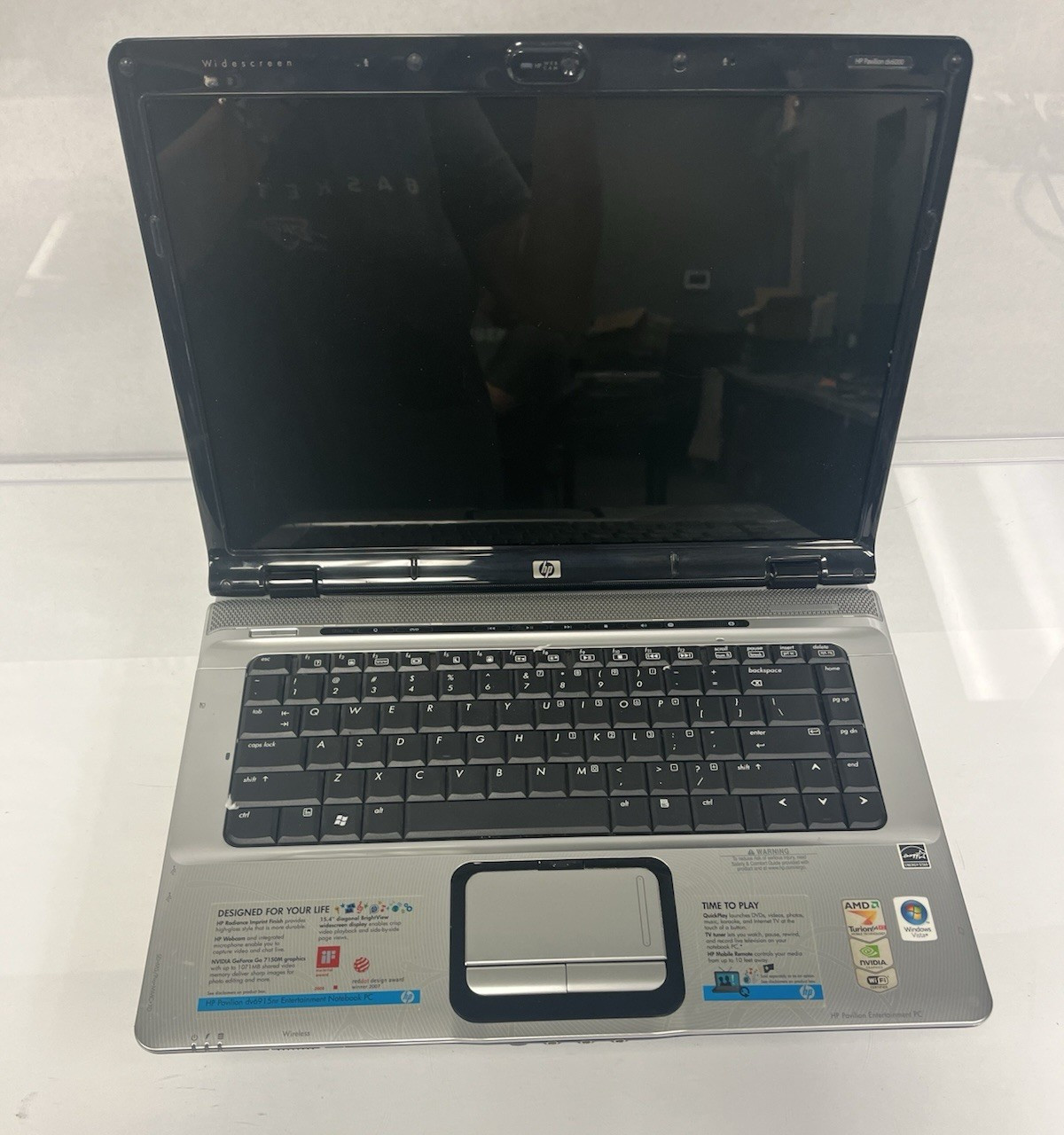HP Pavilion DV6700 AMD Turion 64 X2 Mobile Technology TL-60 3GB RAM No HDD