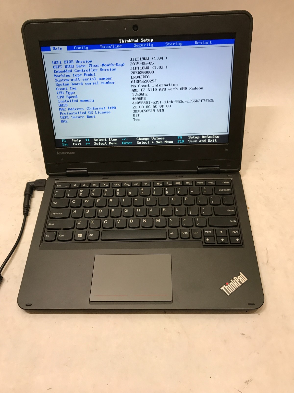 Lenovo ThinkPad Yoga 11e 20ED 11″ AMD E2 NO RAM NO HDD/OS For Parts READ!!! – DW