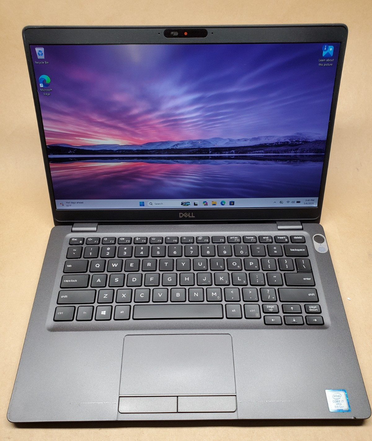 Dell Latitude 5300 13.3” i7-8665U 1.9GHz, 16GB RAM, 256Gb NVMe, Windows 11 Pro