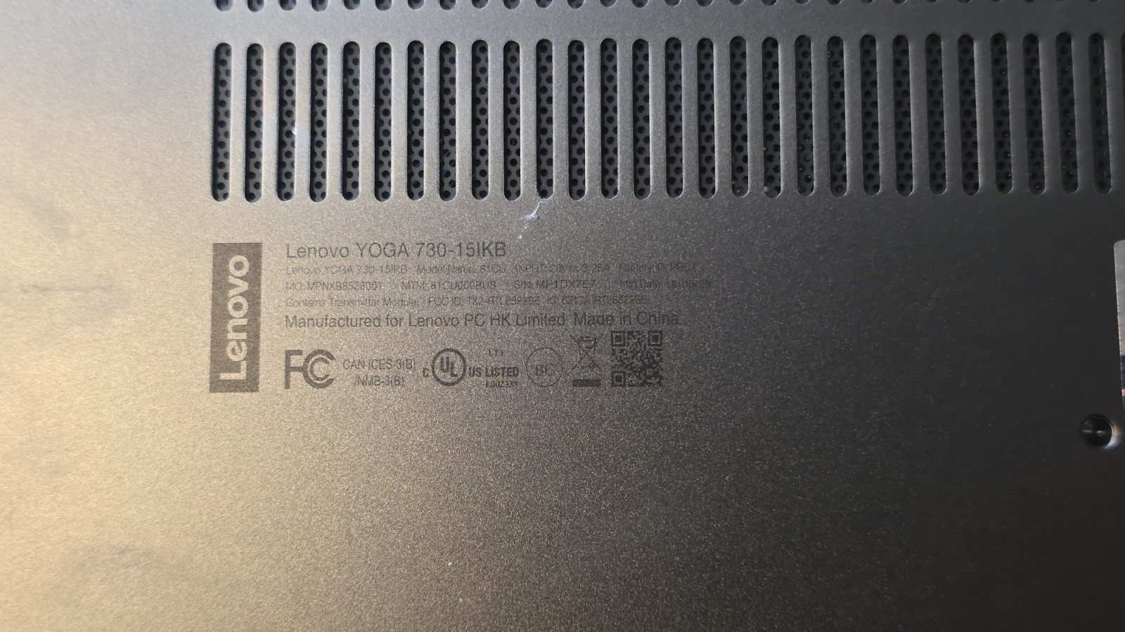 lenovo yoga 730-15ikb | I7-8550U | 16GB of RAM | GTX 1050 | 500GB SSD
