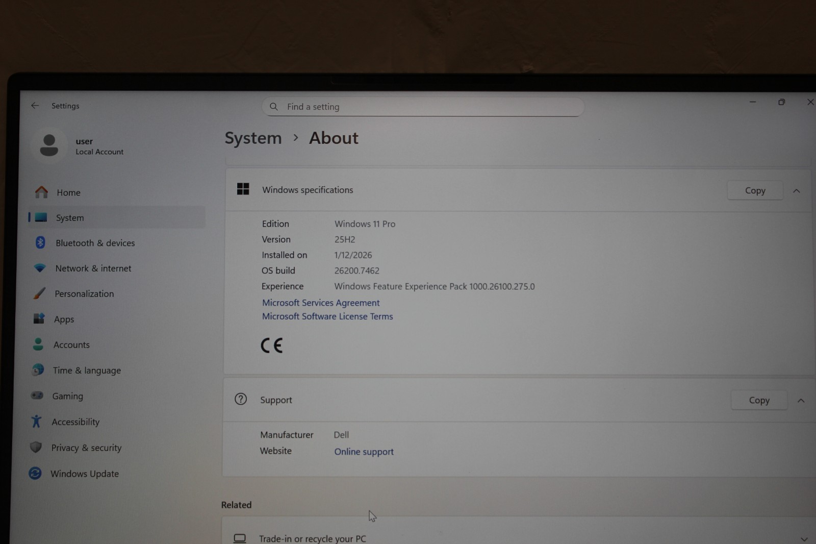 Dell Precision 5490 14″ Core Ultra 7 165H 3.8GHz 32GB RAM 1TB SSD RTX 2000 D2