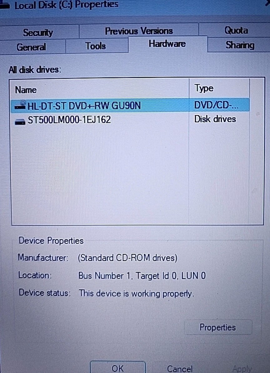 Dell Latitude 3540 i3-4010U CPU@1.7GHz 4GB RAM 500GB HDD(3A326)