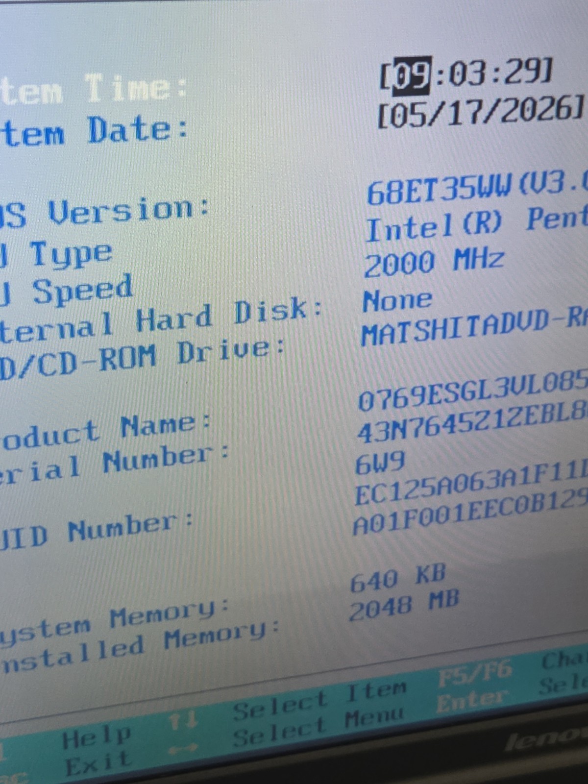 Lenovo 3000 N200 RETRO Laptop Pentium Dual Core T2390 15.4″
