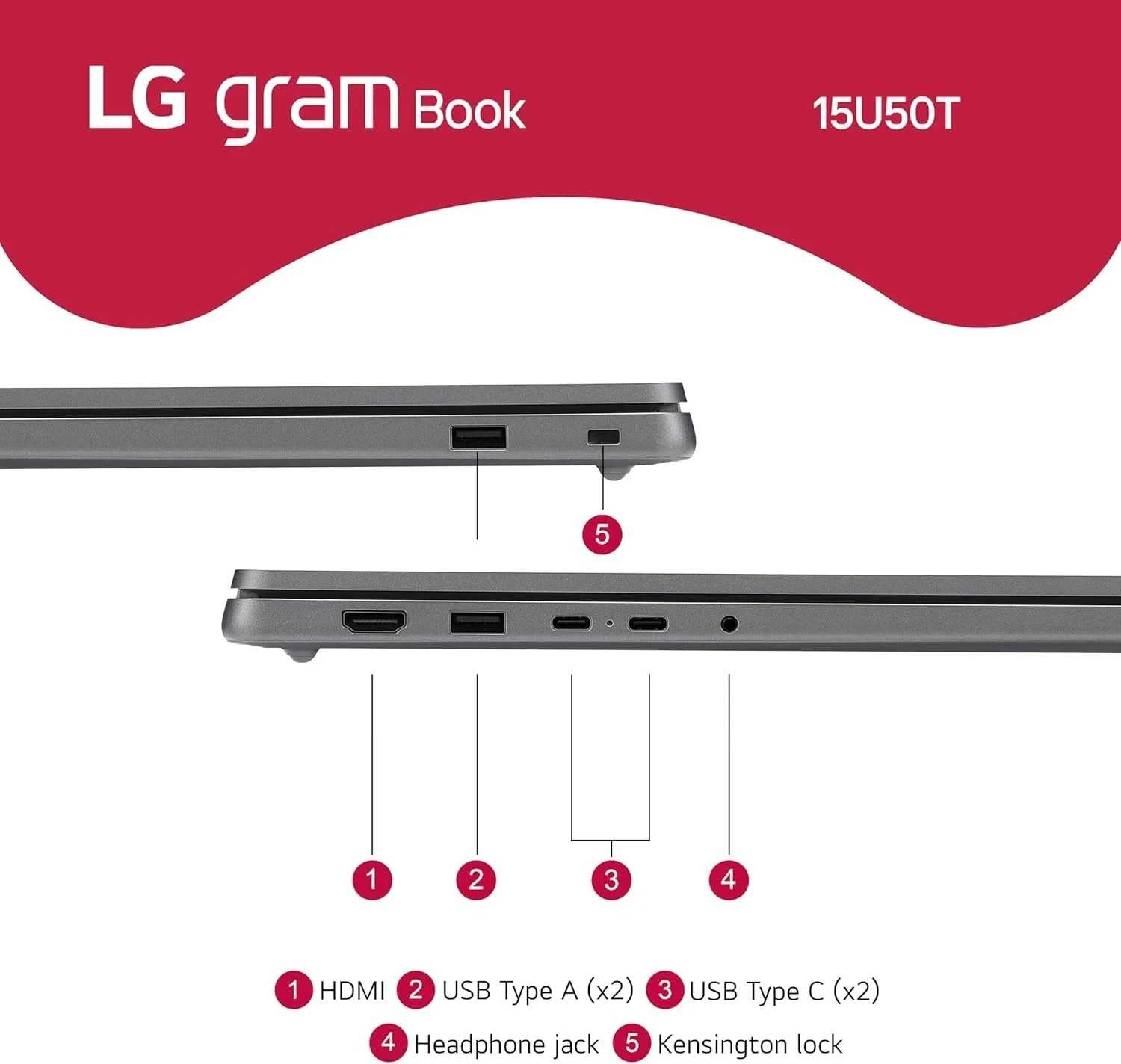 LG Gram Book 15.6″ Laptop Intel i5-1334u 512GB SSD 8GB W11H 3.74lbs Open Box