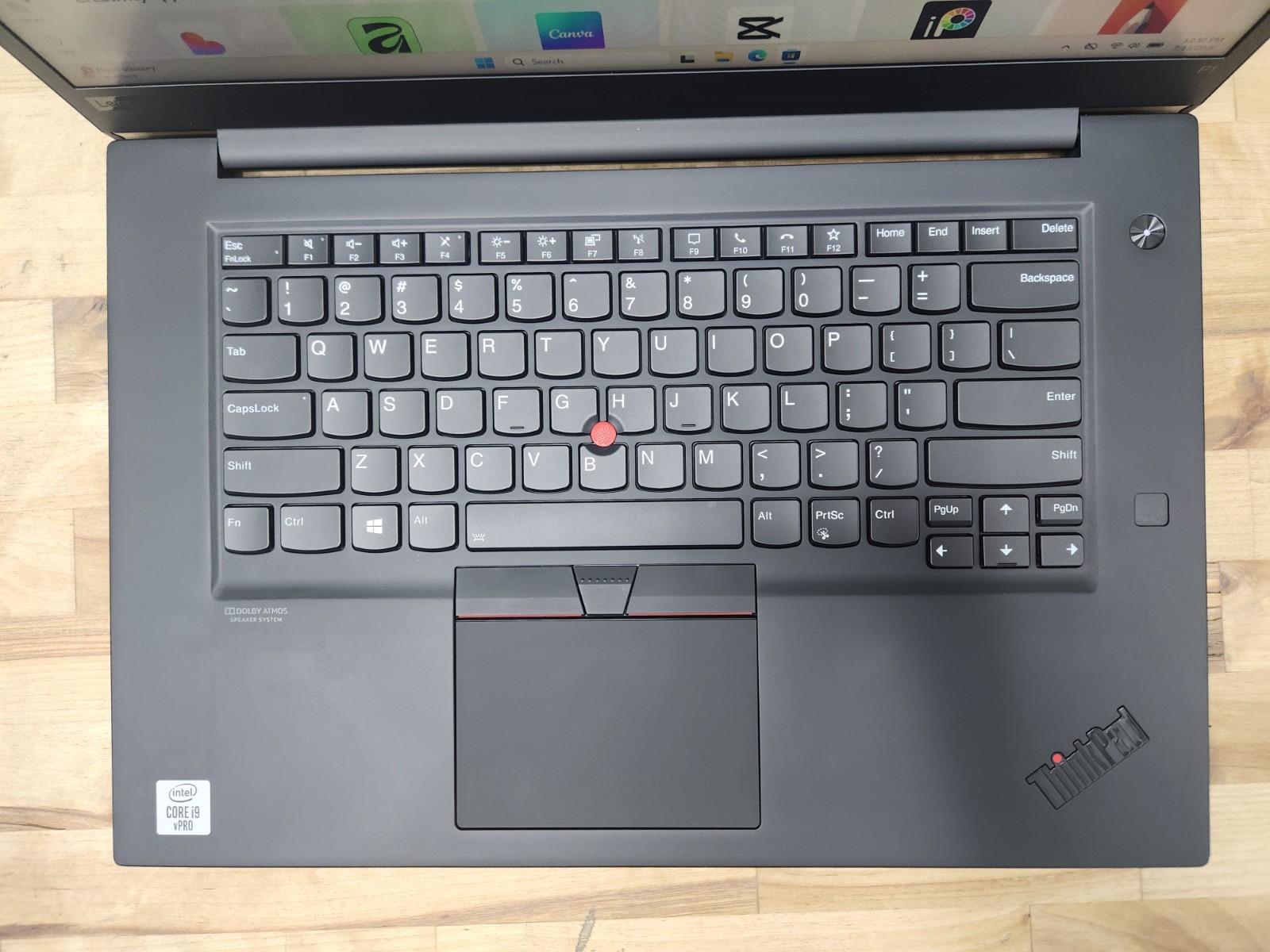 Lenovo ThinkPad P1 Gen 3 15.6″ FHD i9-10885H 32GB 1TB SSD Quadro T2000 GREAT ~