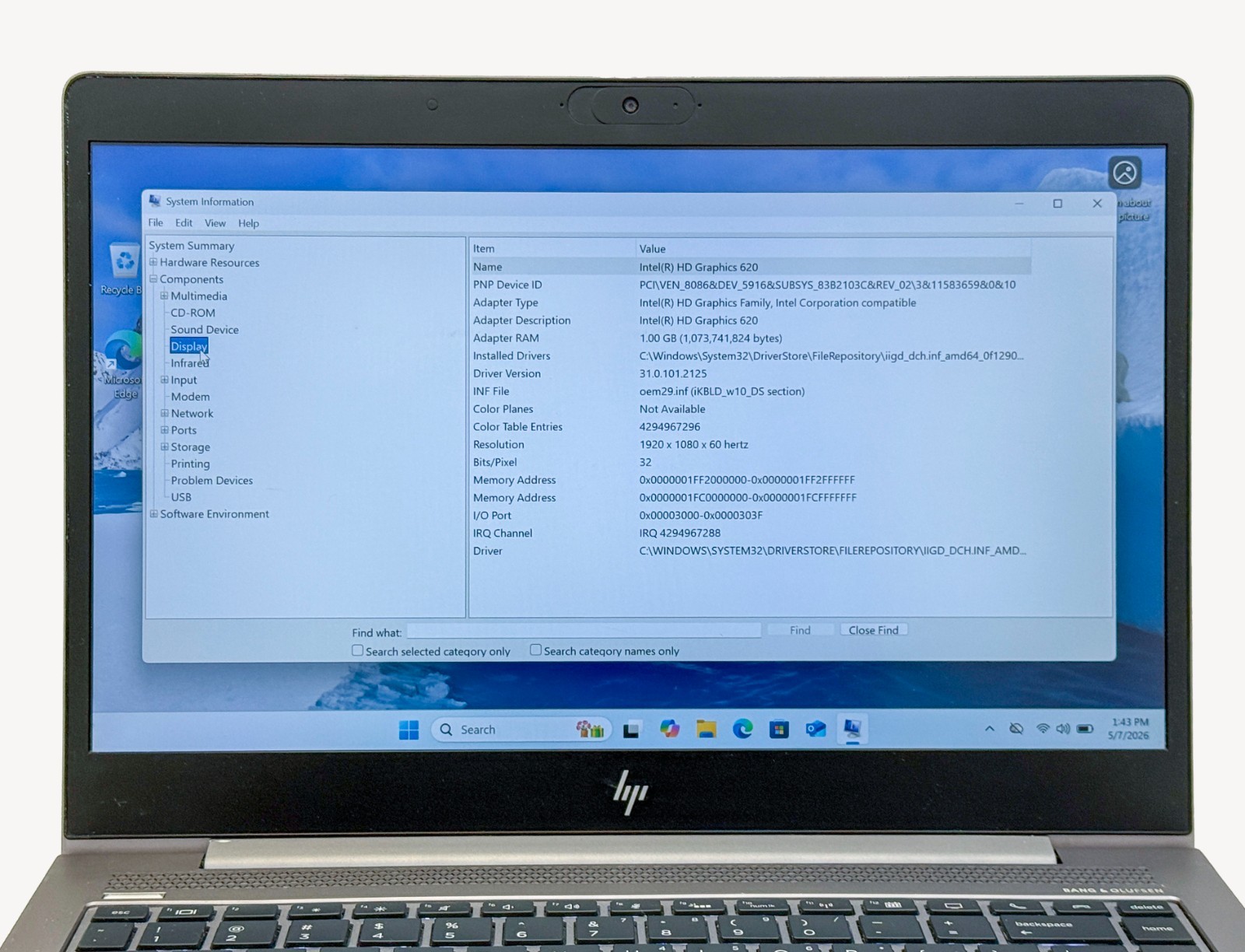 HP ZBook 14u G5 i5-7300u 2.6GHz 8GB RAM 128GB SSD – Windows 11