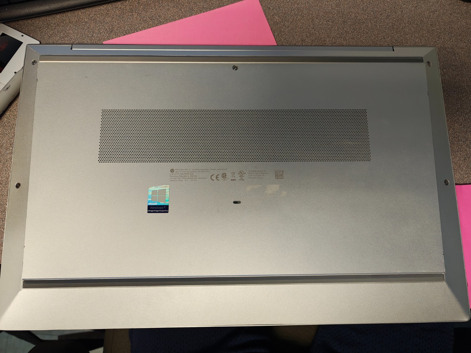 Small Dent: HP EliteBook 850 G7 i5-10210U 8GB 256GB SSD Windows 11 Pro