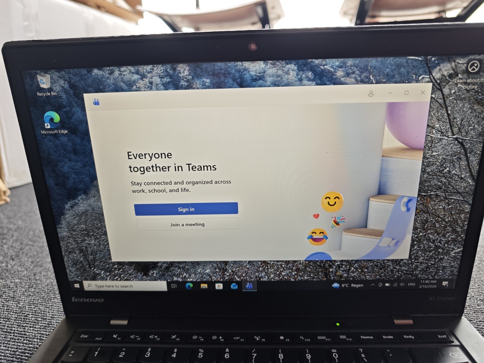 Lenovo ThinkPad X1 Carbon i5. Gen 5 inch (256GB SSD, Intel Core i5 5th Gen,) No R