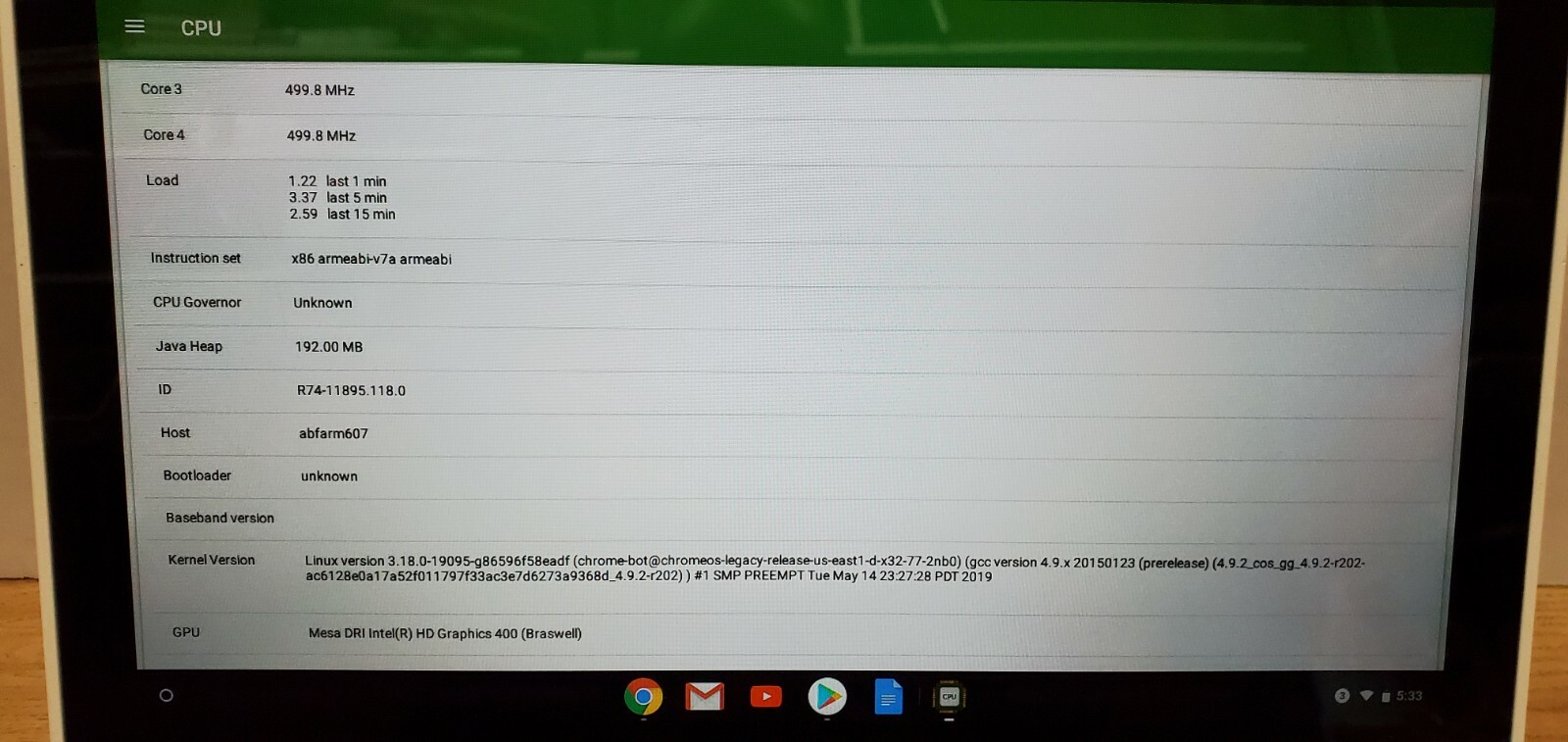Acer Chromebook R11 11″, Chrome OS, Celeron N3160, 4GB RAM, 32GB eMMC, 2in1 Touc