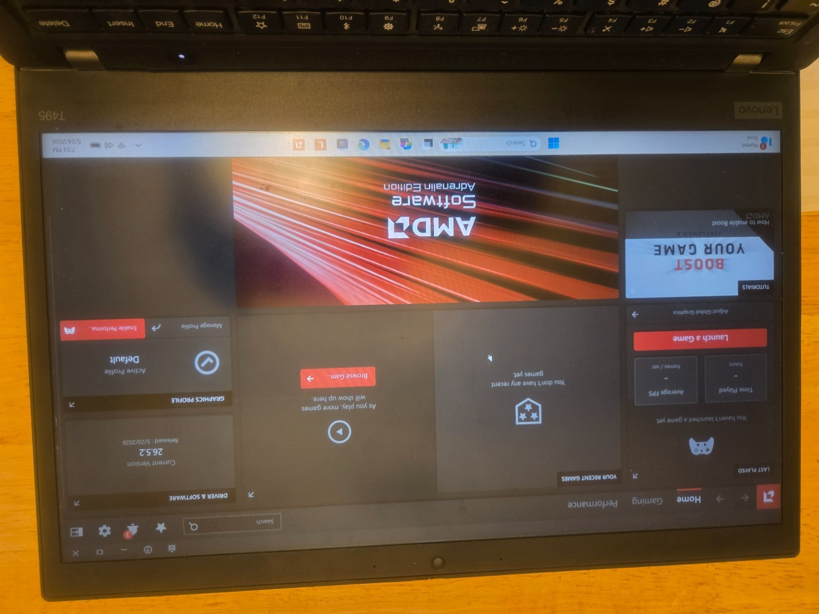 Lenovo ThinkPad Touch AMD Ryzen 7 Pro 16GB 512Gb Mvn2***full Batt