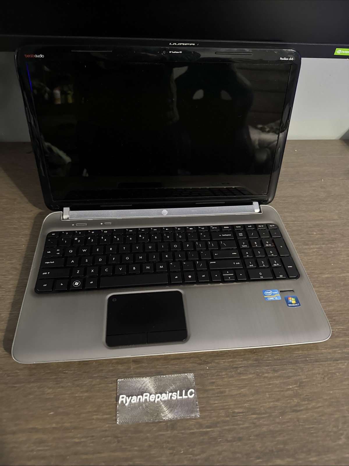 HP PAVILION DV6 Laptop w/ Intel Core i3-2350M 2.30 GHZ + 4GB No HDD SCREEN ISSUE