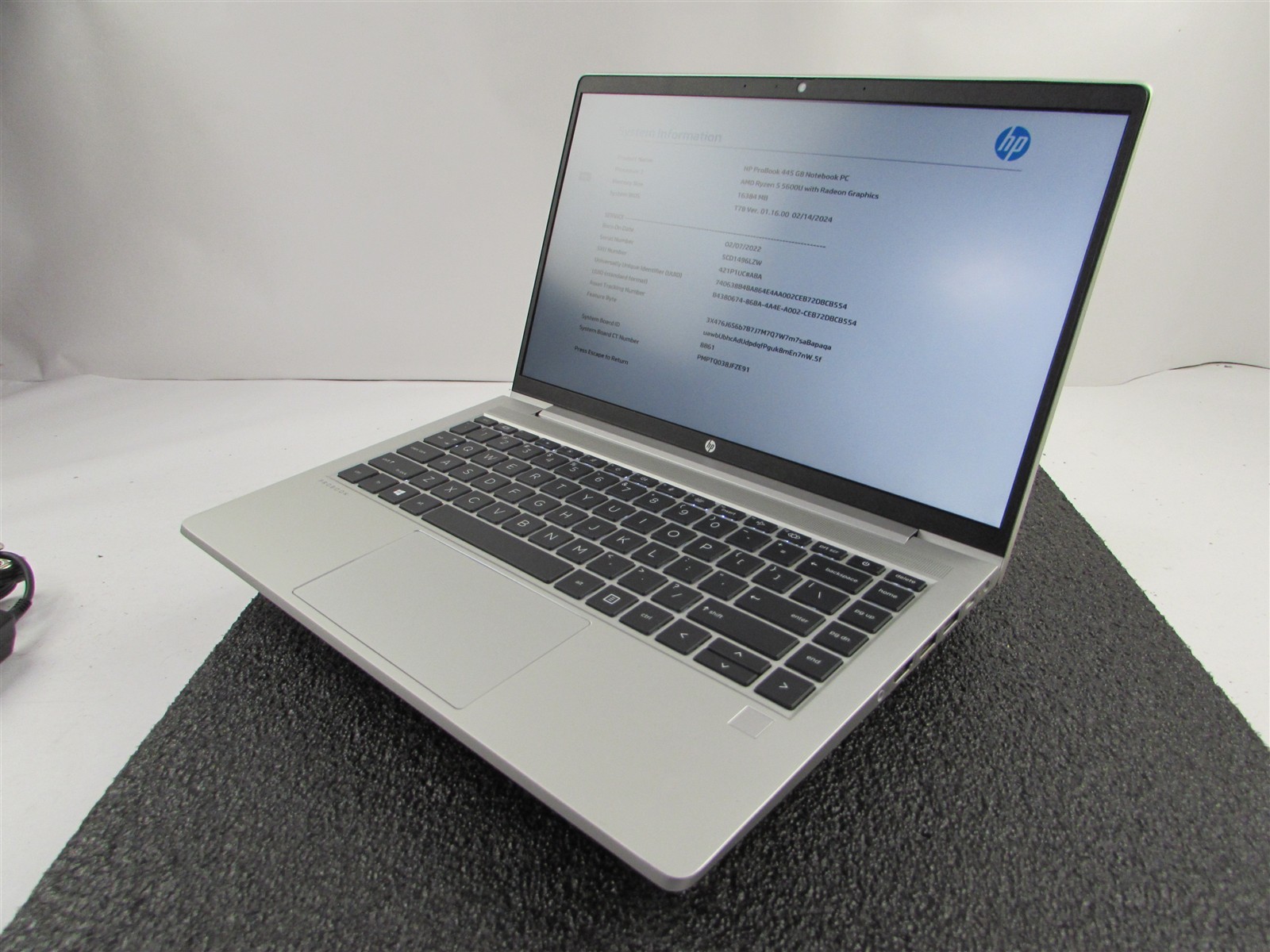 HP PROBOOK 445 (G8) FHD AMD RYZEN 5 5600U 512GB SSD 16GB RAM AMD GPU WIN 11 PRO