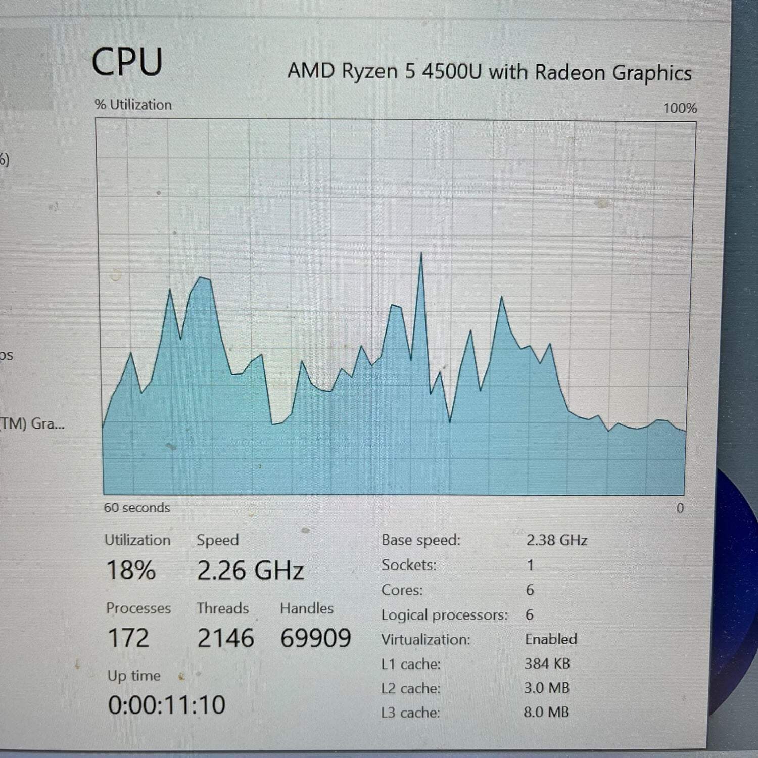 HP Zhan 66 PRO A 14 G3 14″ Ryzen 5 4500U 2.3GHz 8GB RAM 512GB SSD