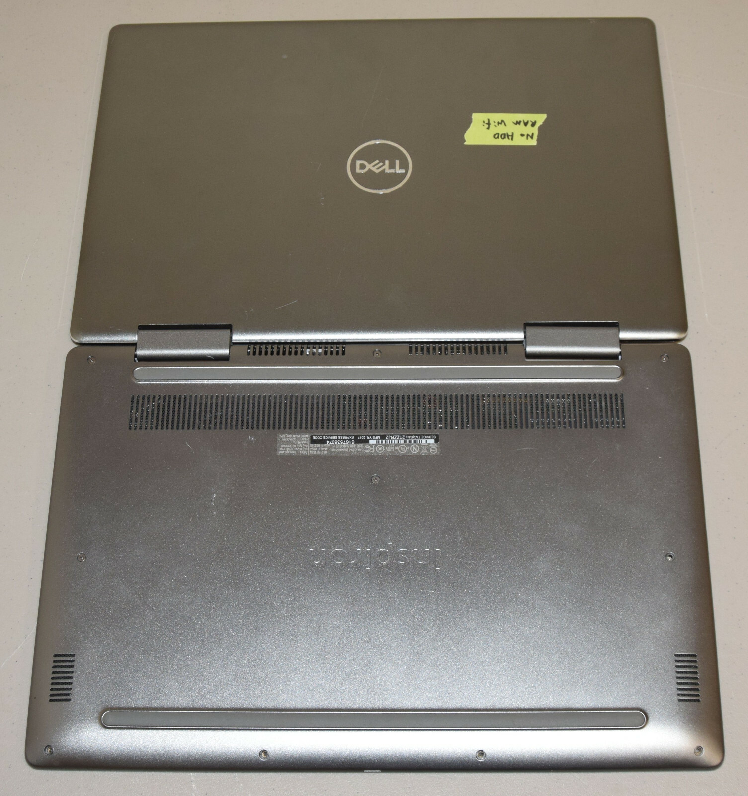 Dead Junk Dell Inspiron 7573 2-in-1 15.6″ Laptop Incomplete AS IS Parts Repair
