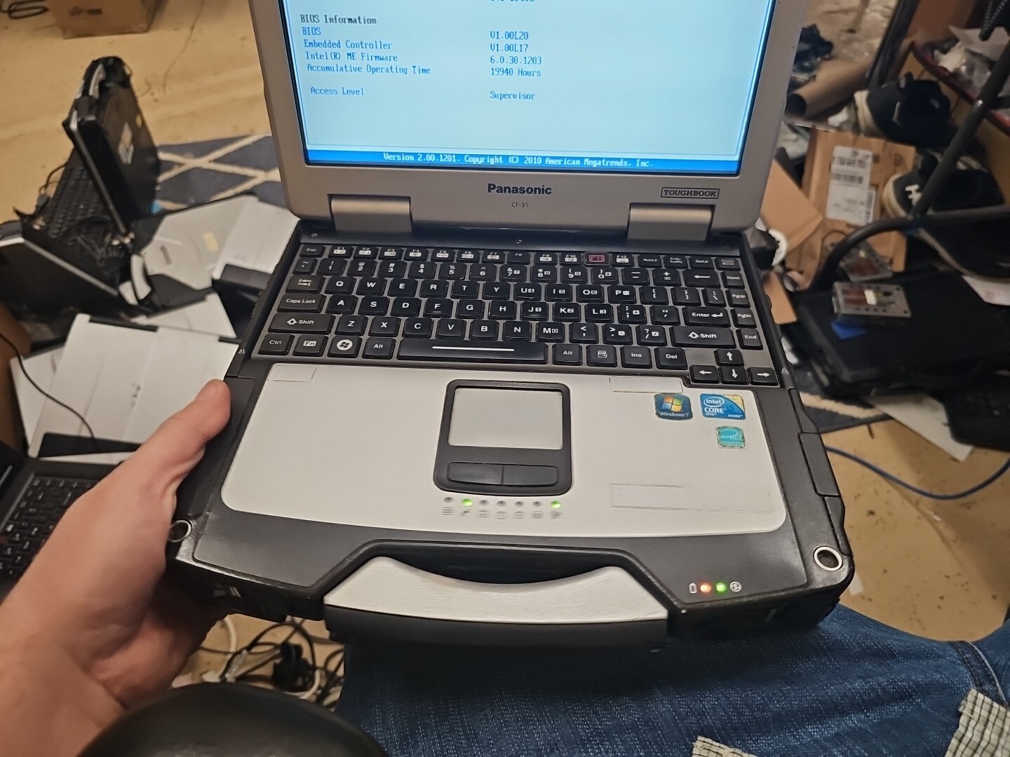 Panasonic Toughbook CF-31 MK-1 i5 520M @ 2.40GHz 8GB RAM DDR3 ( 19940HRS)