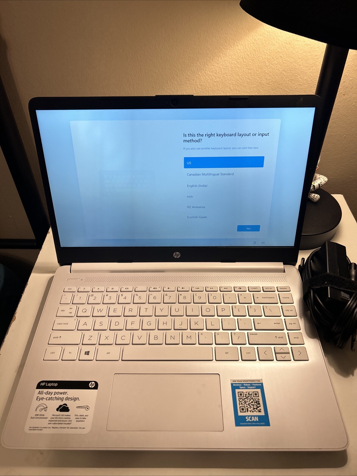 HP 14-fq0041nr Laptop – 3020E 4GB 64GB Windows 11 S Mode – Used