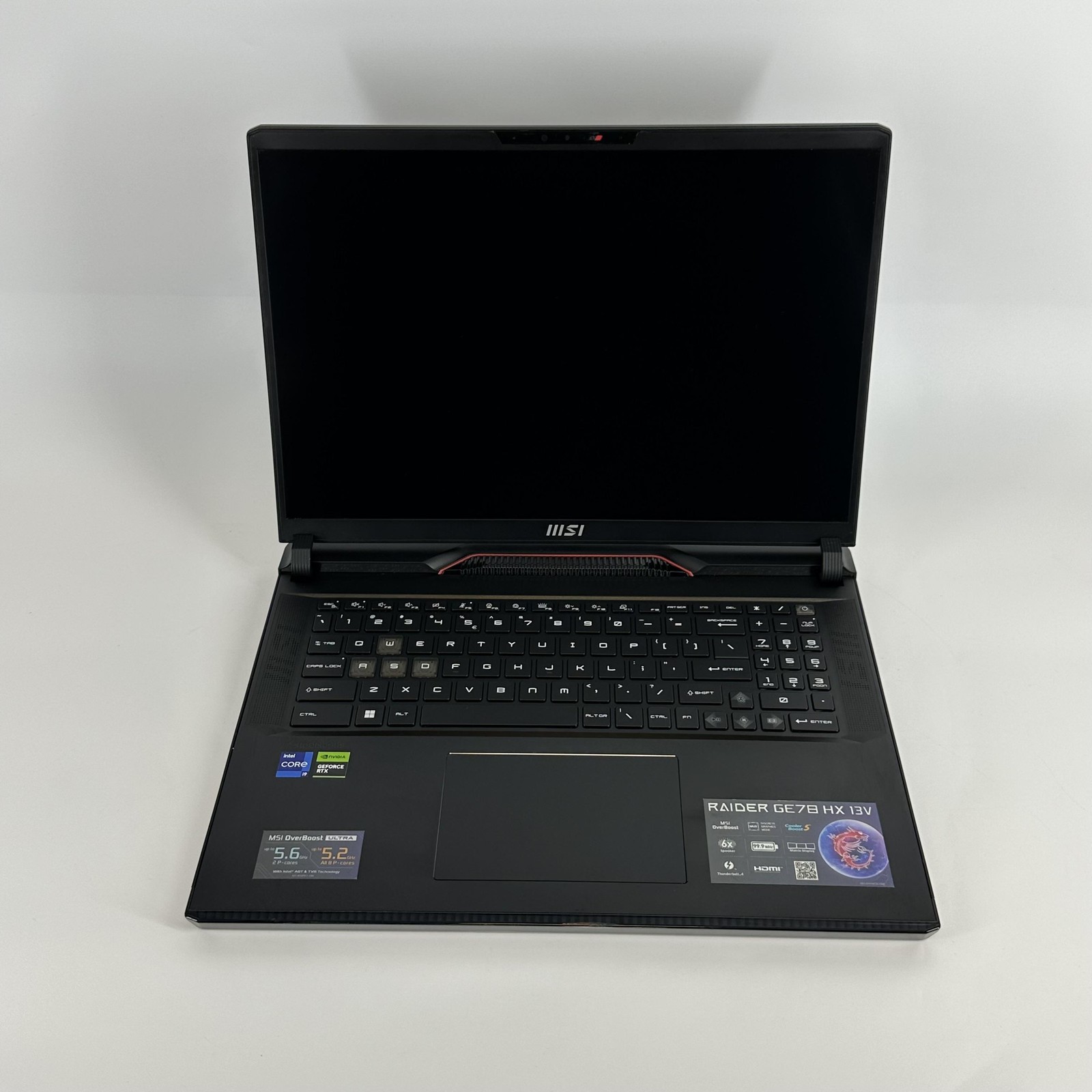 MSI Raider GE78 HX 17 QHD 2.2GHz i9-13980HX 32GB 1TB/1TB RTX 4080 FRAME GAP