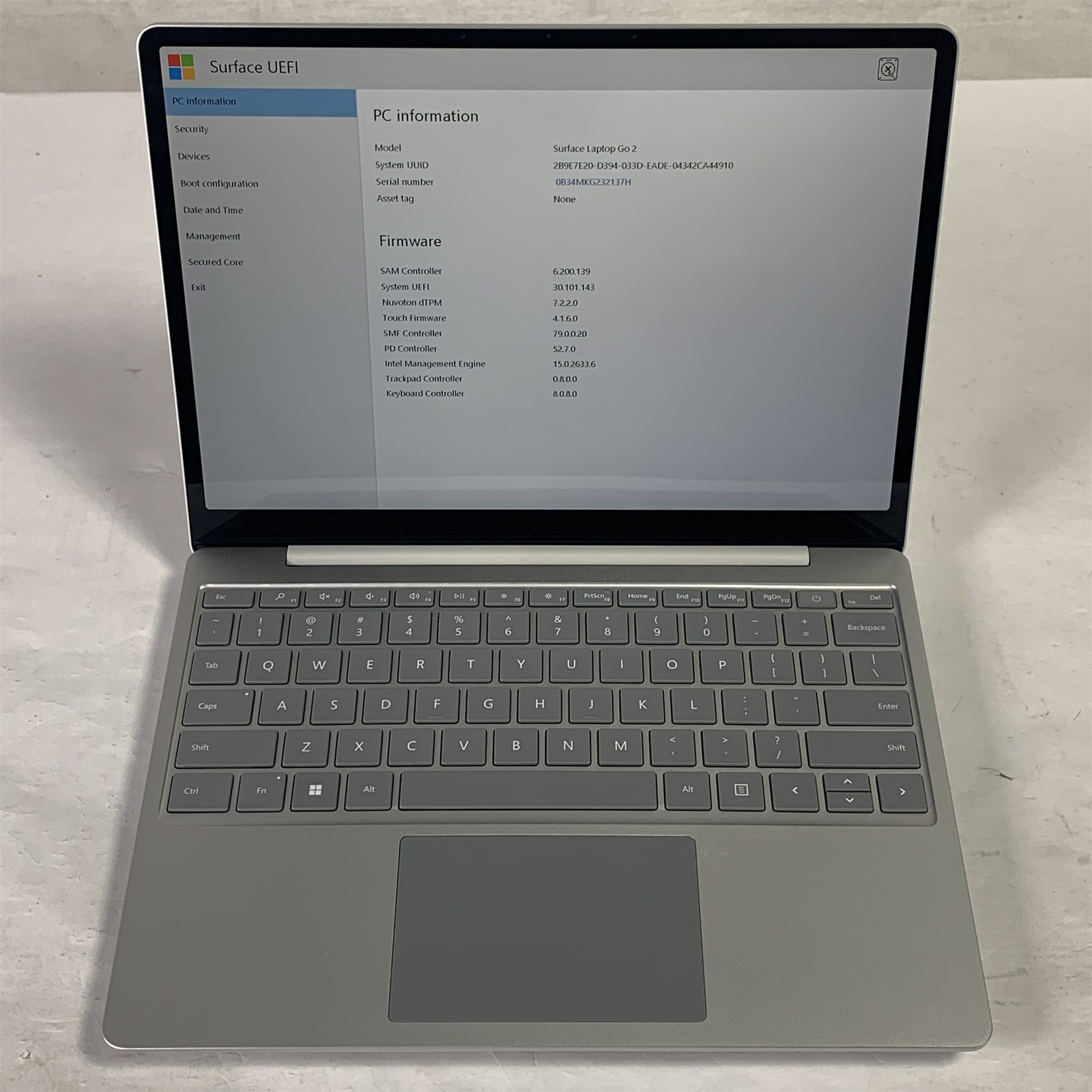Microsoft Surface Laptop Go 2 12.4″ i5-1135G7 2.4GHz 16GB 256GB NVMe SSD – Win11
