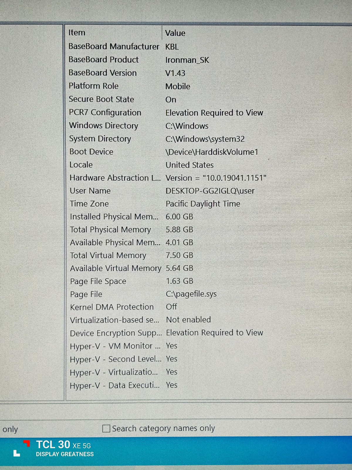 Acer laptop Aspire E5-576 Series Model N16Q2 8GB RAM 256GB SSD drive w powercord