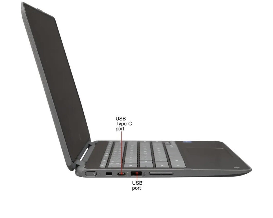 HP Chromebook X360 11 G1 EE N3350 1.1ghz 4GB 32GB 11.6″ Touch 2-in-1 Laptop READ