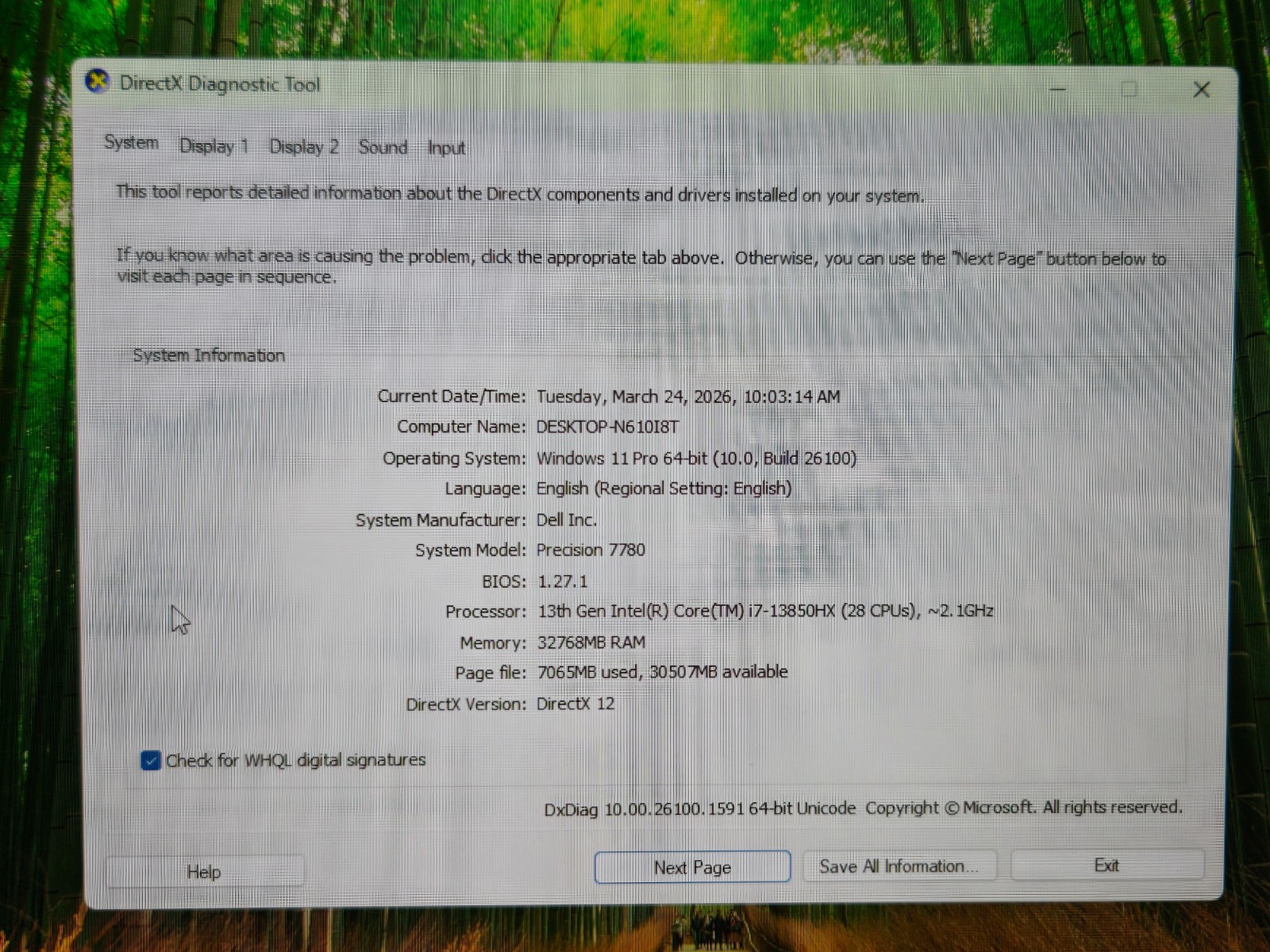 Dell Precision 7780 17 FHD 2.1GHz – i7-13850HX – 32GB – 512GB RTX 2000 Combo