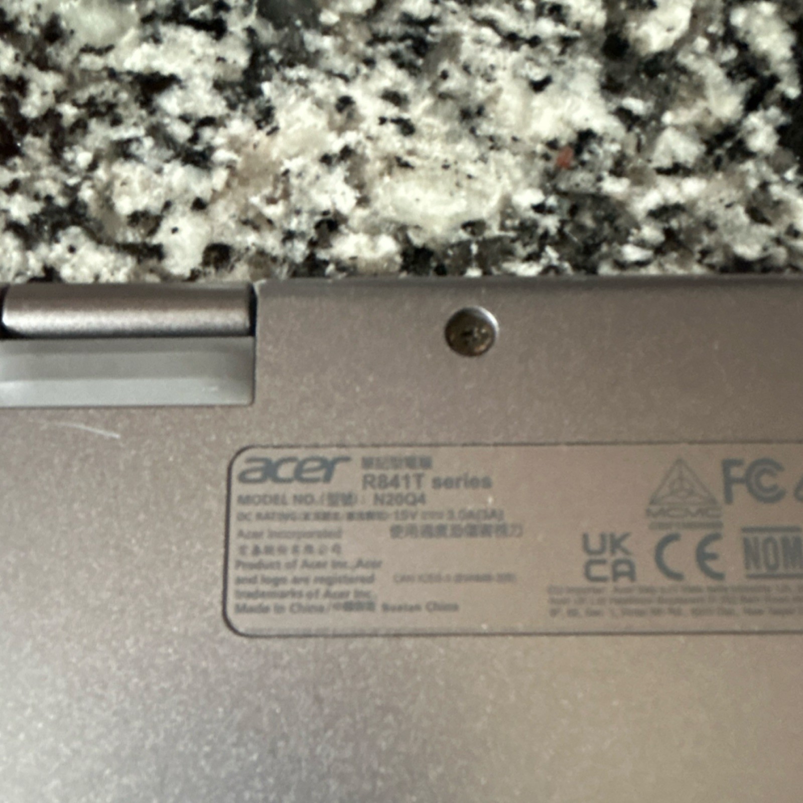 Acer R841T Series Convertible 2-in-1 Laptop Chrome OS Snapdragon SC7180 Gray