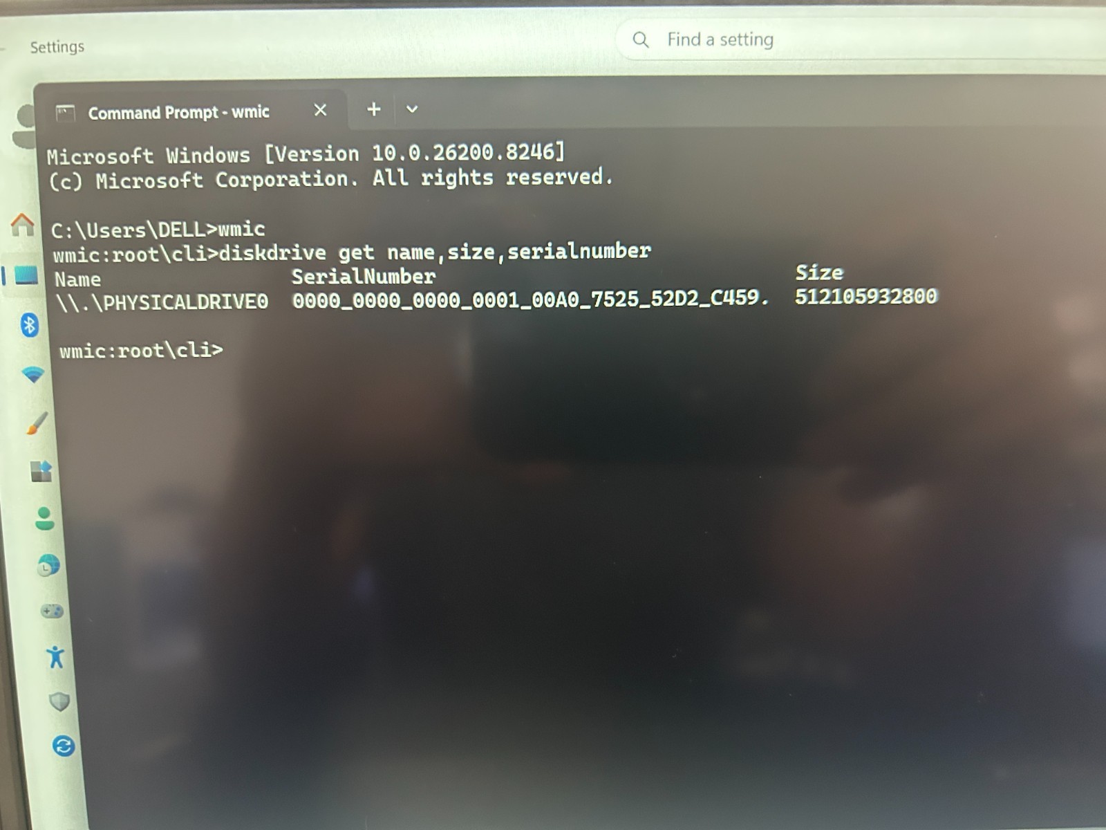 DELL 15 DC15255 G8MK9, AMD Ryzen 7 7730U, 2.00 GHz, 16 GB RAM 512 GB NVMe SSD