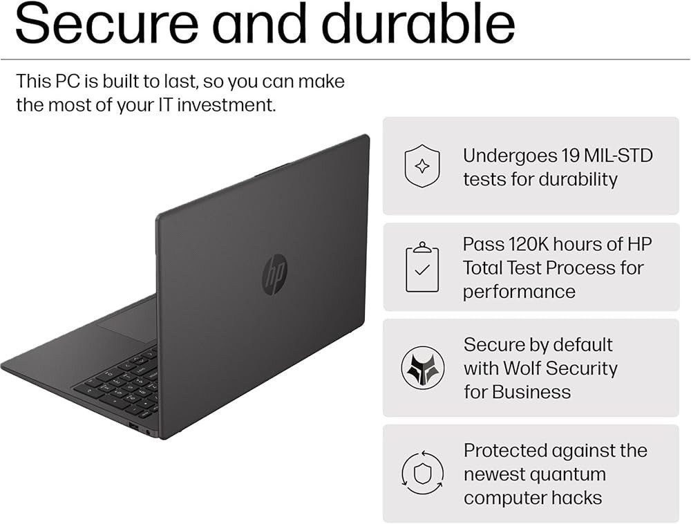 HP 250 G10 Laptop 15.6″ FHD IPS Intel i5-1334U 32GB RAM 1TB SSD Windows 11 Pro