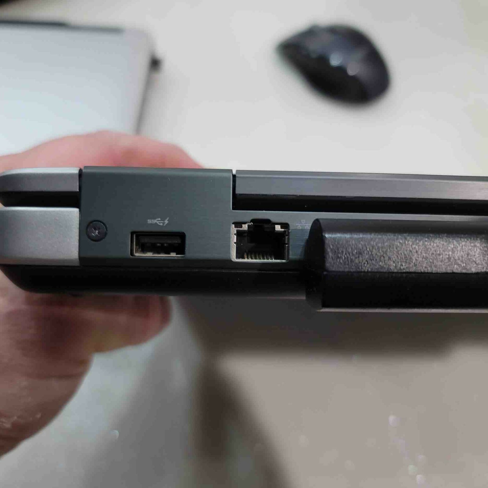 Silver Dell Latitude laptop e6540