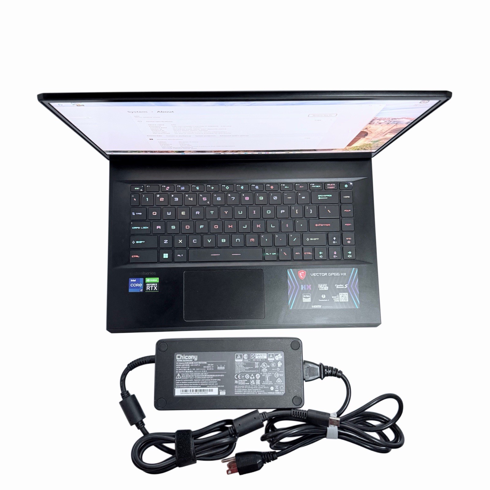MSI Vector GP66HX Gaming Laptop i7-12800HX RTX 3070 Ti 32GB 1TB SSD