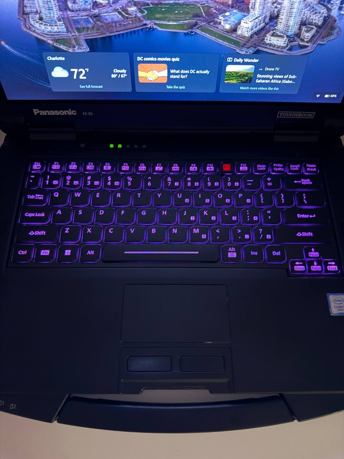 Panasonic Toughbook FZ-55 Touchscreen i5-8365u 16GB 512GB SSD Win11pro