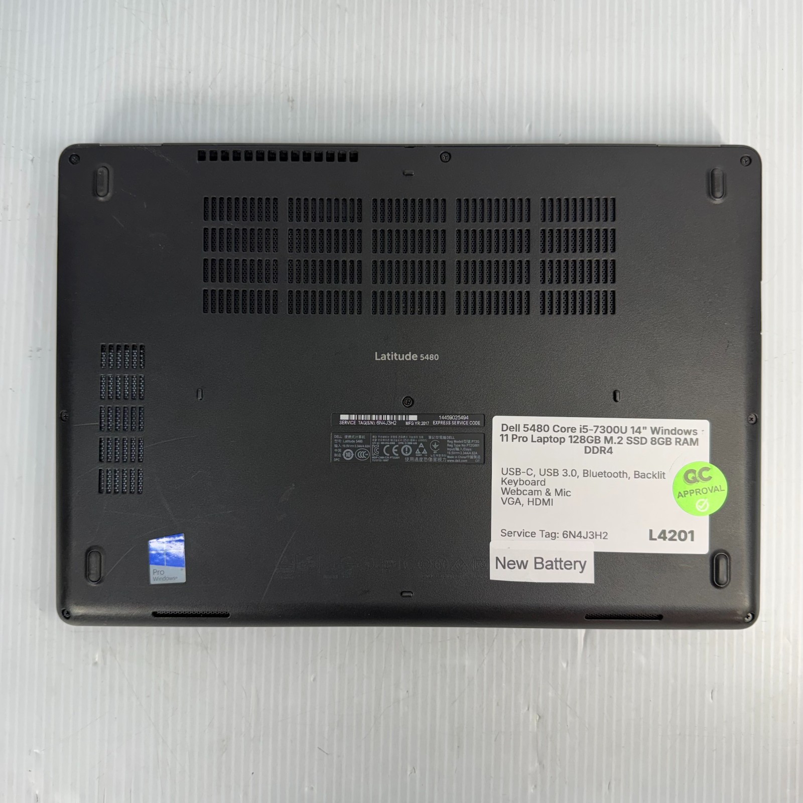 Dell 5480 i5-7300U 14″ Windows 11 Pro 25H2 Laptop 128GB SSD 8GB RAM *SEE PICS