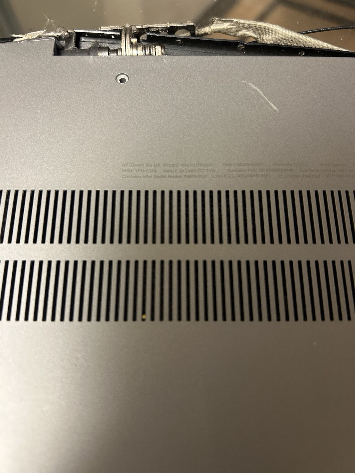 HP ZBook 15v G5 i7-8750H 2.20GHz PLZ READ DESCRIPTION