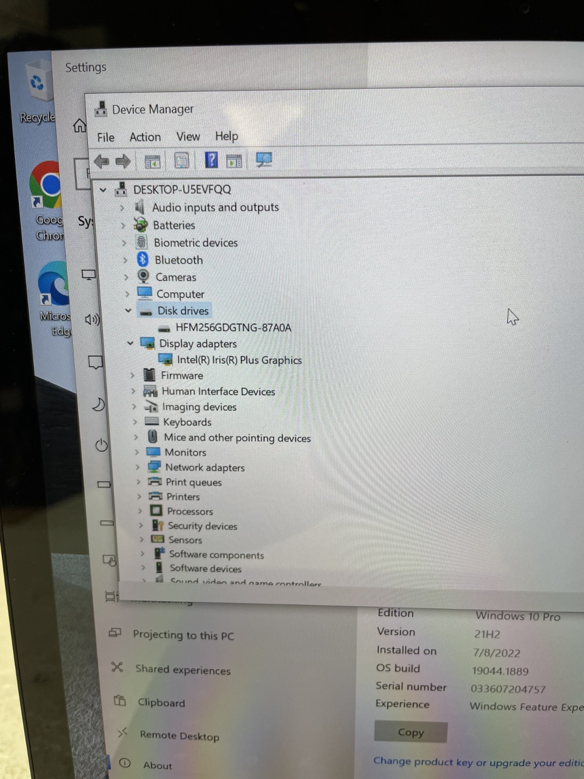 Microsoft Surface 1868 Intel i7-1065G7 @1.30GHz 16GB RAM 256GB SSD Win10Pro READ