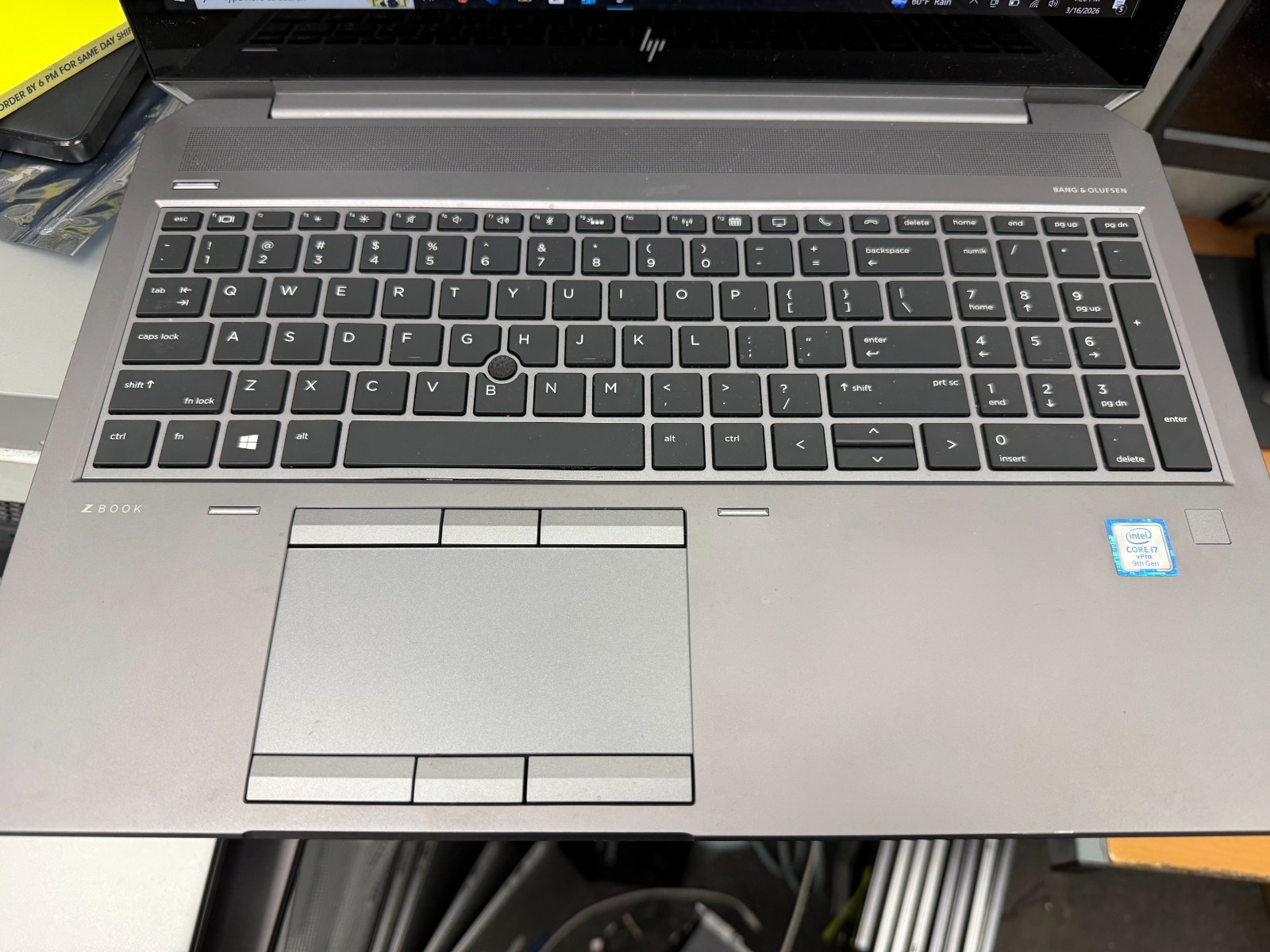 HP ZBOOK 15 G6 15.5″ i7-9850H 2.60GHz 32GB 256SSD /w intel UHD 630 TOUCH SCRN
