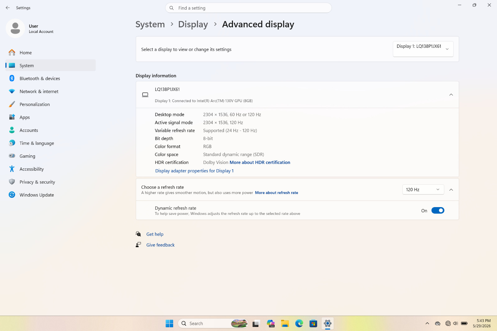 Microsoft Surface Laptop 7th Edition, 13.8″ Ultra 5 236V, 16GB RAM, 256GB