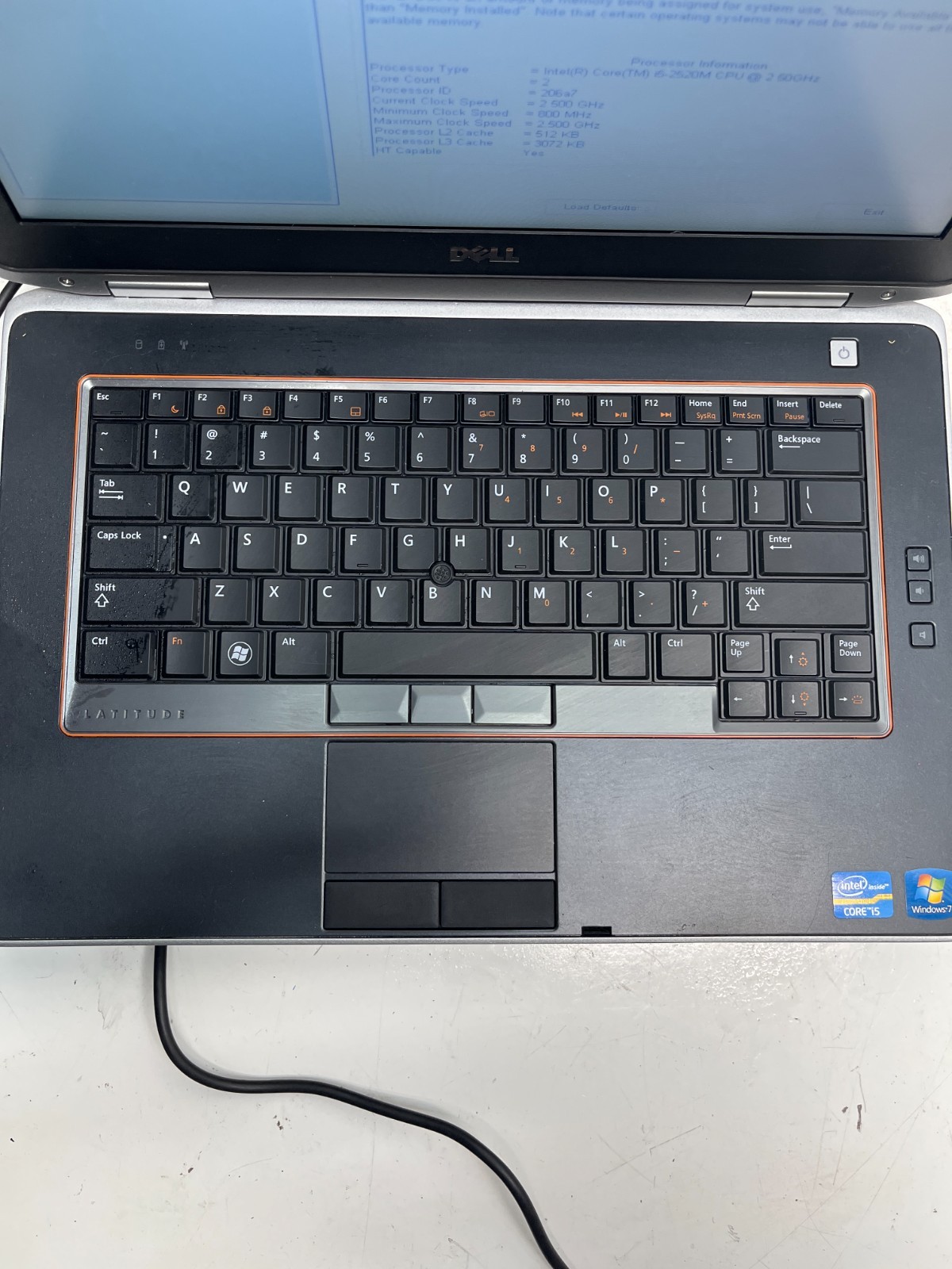 Dell Latitude E6420 Intel Core i5-2520M 2.50GHz 8GB NO HDD NO BATT