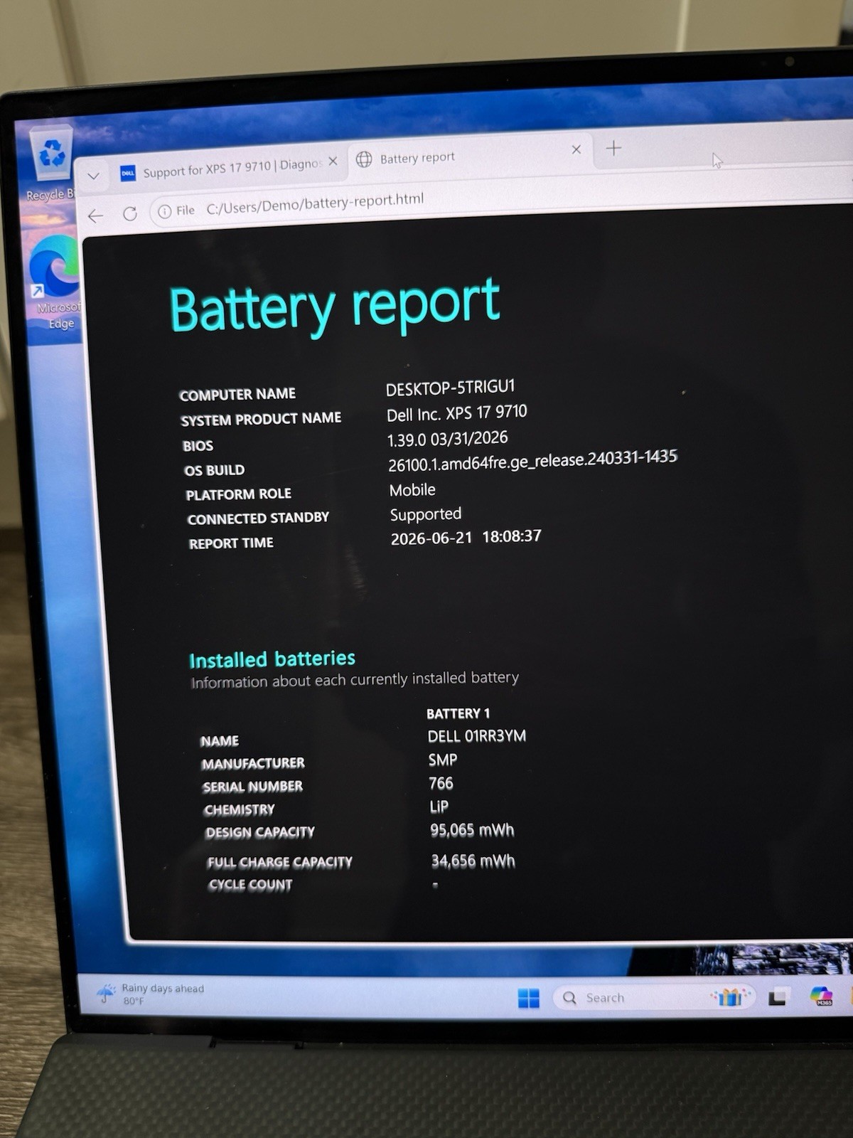 Dell XPS 17 9710 i9 5.4GHz / RTX3060 / 64GB RAM / 2TB SSD / 4K+UHD Touchscreen