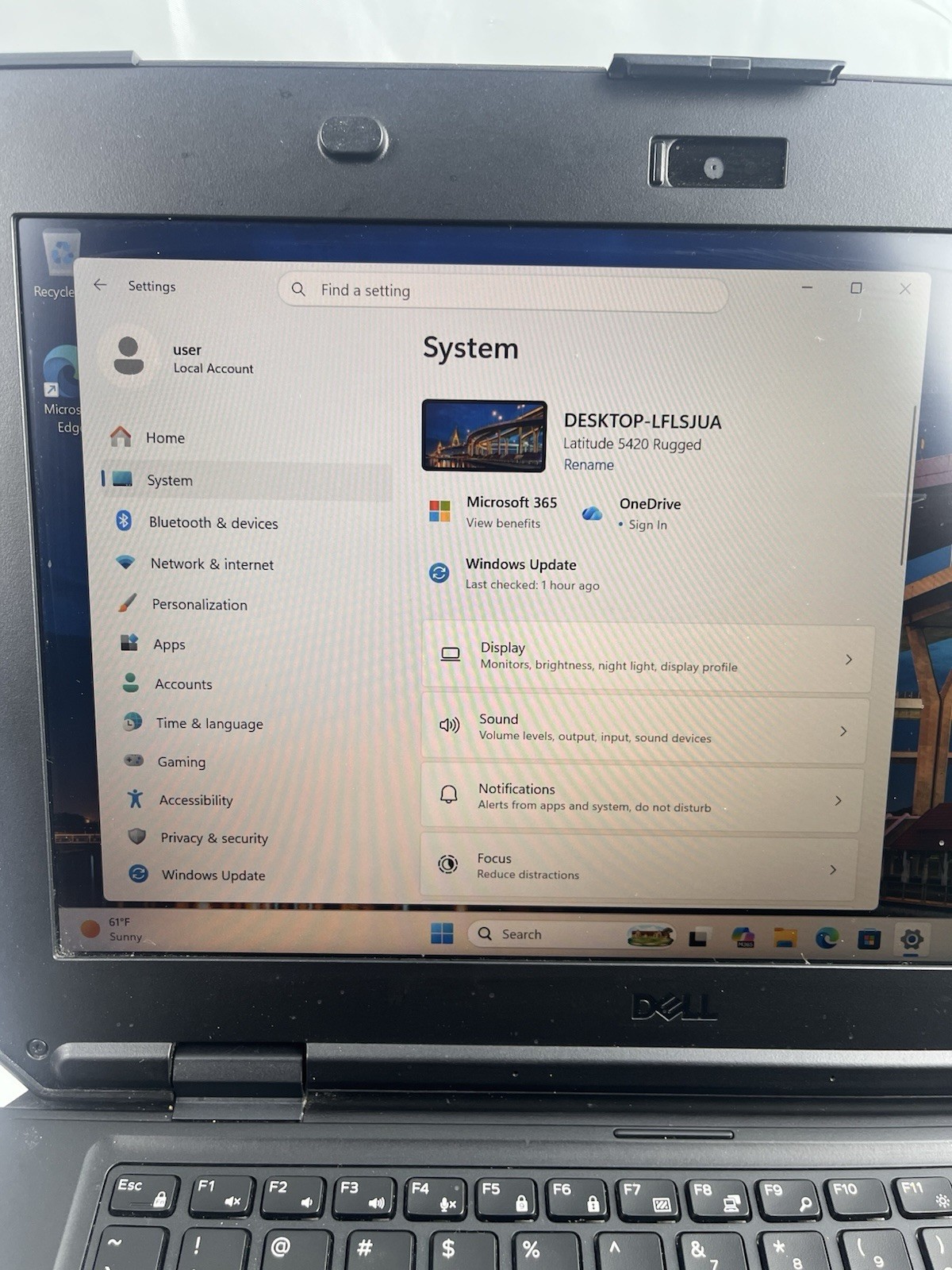 Dell Latitude 5420 Rugged Core i7 8650U, 16GB, AMD Radeon RX540, 512GBSSD, 2019