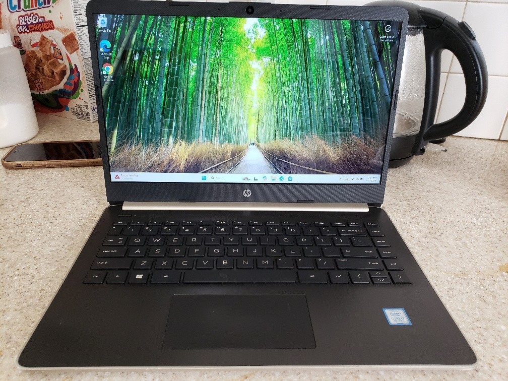 HP 14-DQ0011DX INTEL CORE i3-8145U 2.10GHZ 256 GB SSD 8GB RAM WIN 11 TOUCHSCREEN