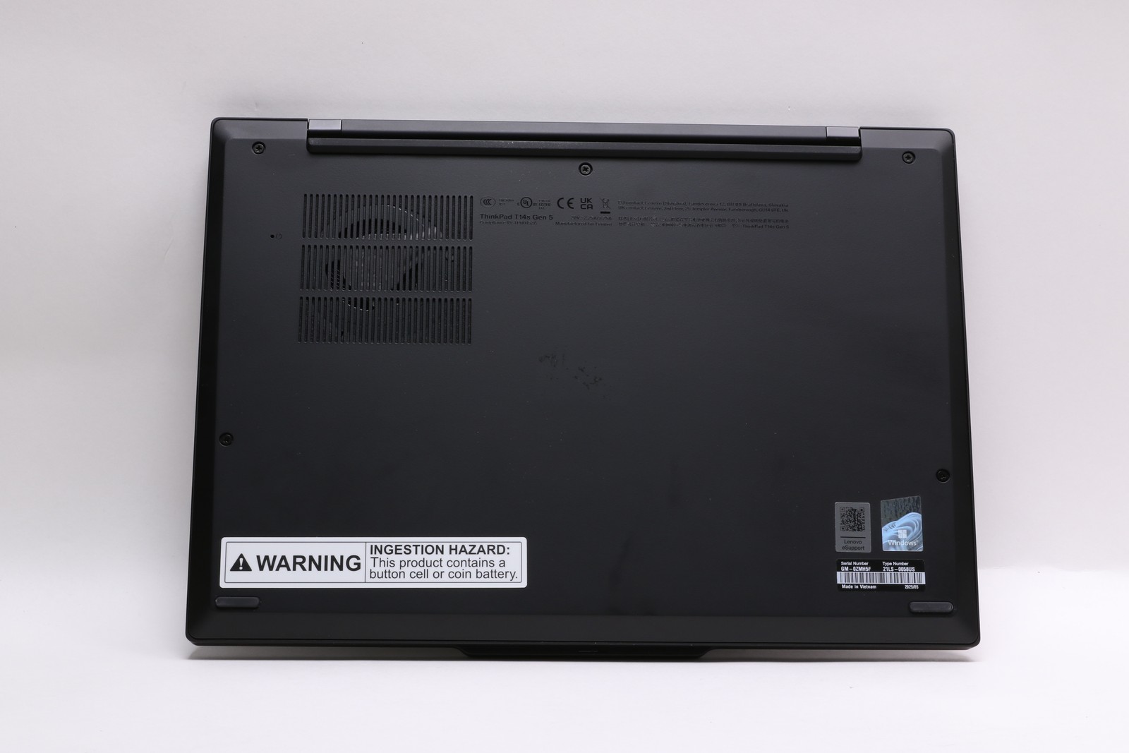 14″ WUXGA Lenovo Thinkpad T14s Gen 5 21LS0058US, Ultra 7 155U, 16GB, 512GB SSD